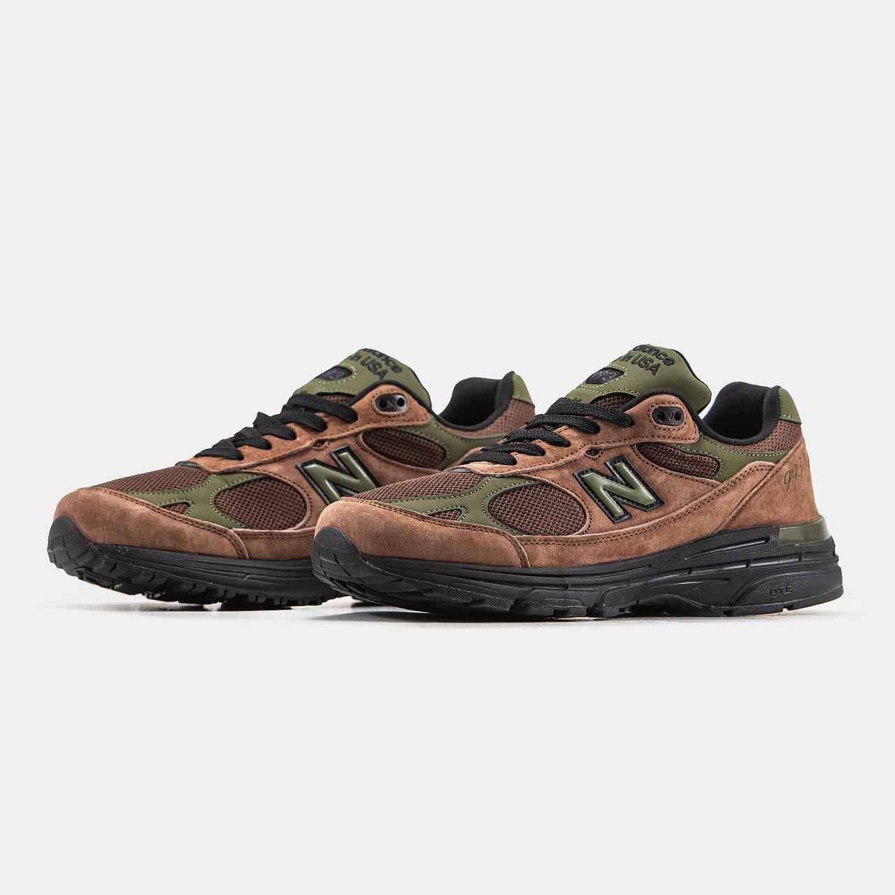 New Balance 993 x Aimé Leon Dore Brown Olive - изображение 4
