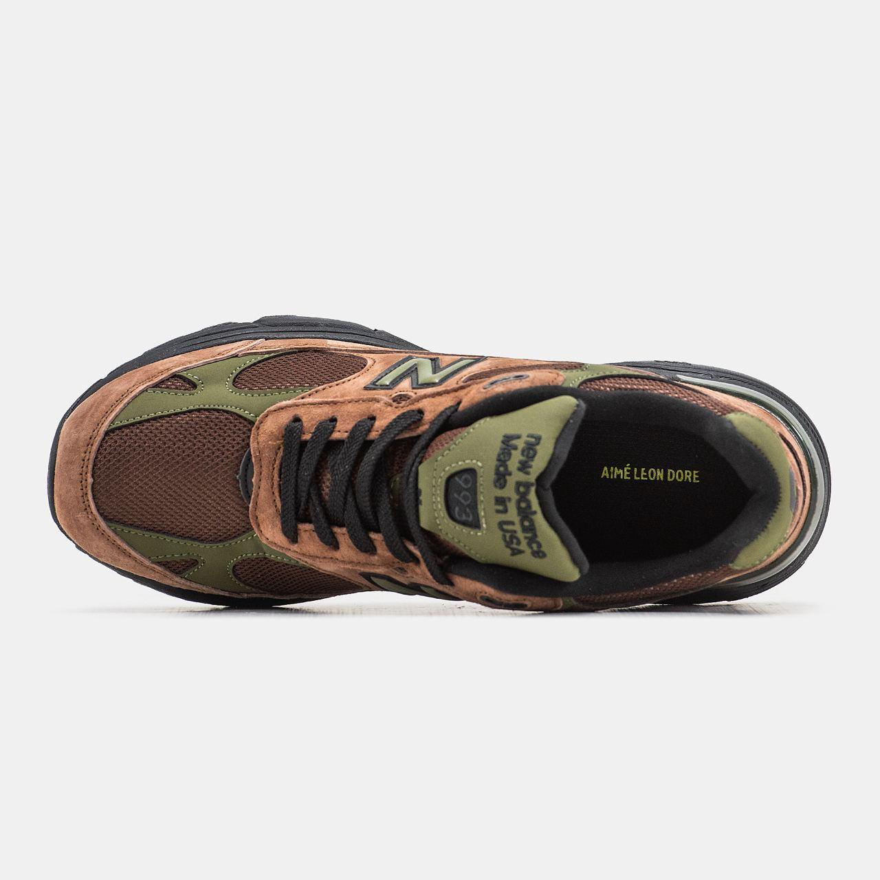 New Balance 993 x Aimé Leon Dore Brown Olive - изображение 5