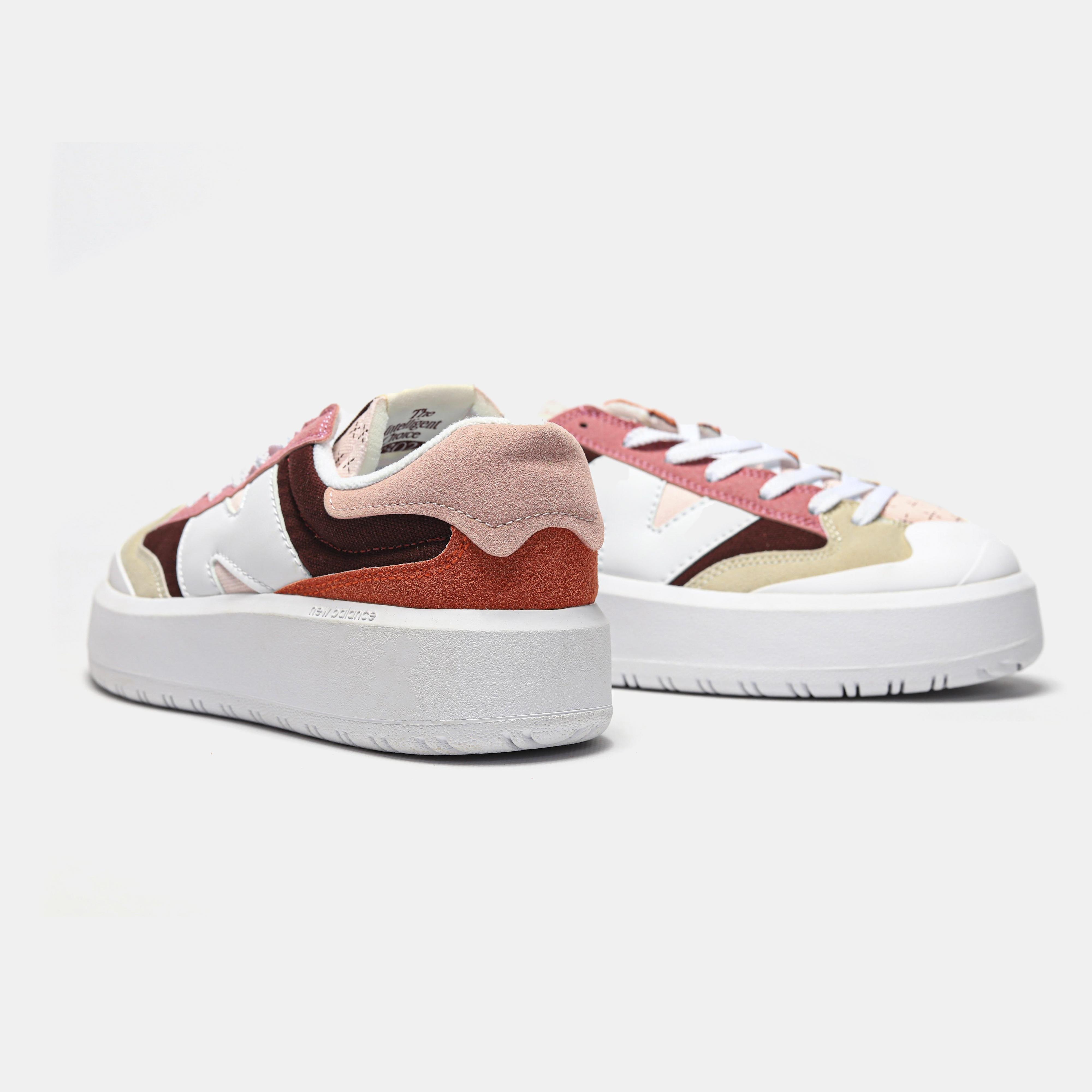 New Balance CT302 Pink Red White Platform - изображение 2