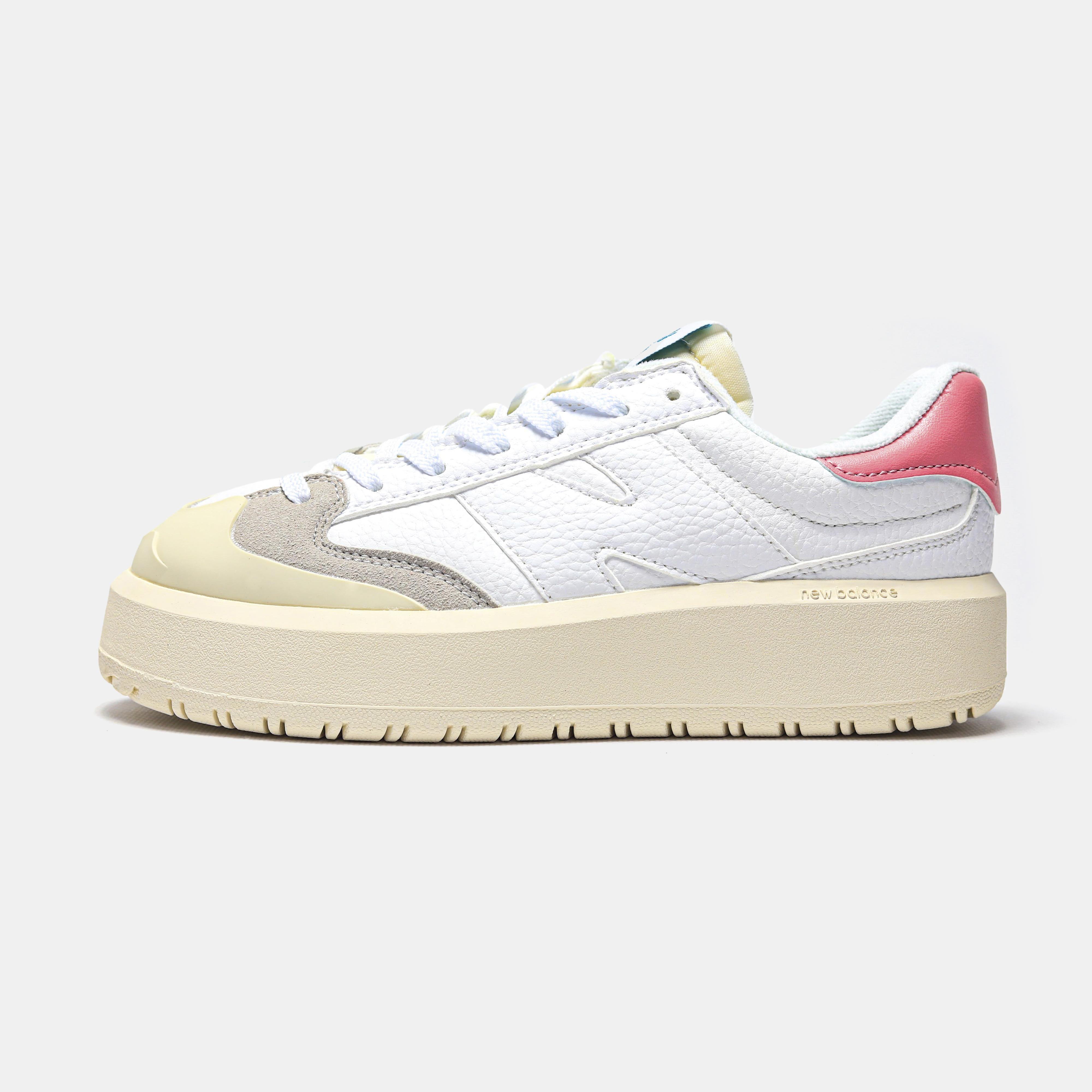 New Balance CT302 White Pink Platform