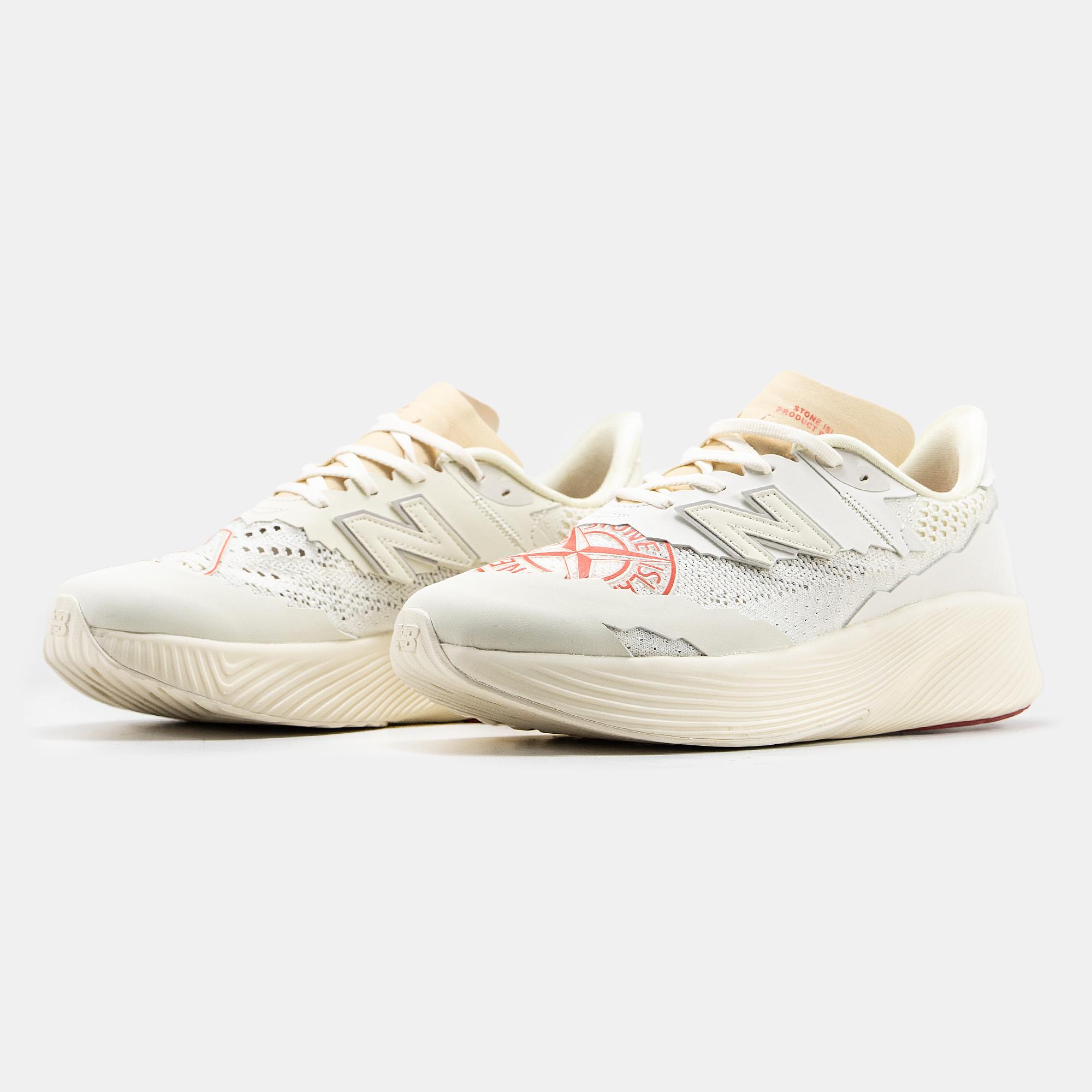 New Balance FuelCell C_1 x Stone Island White Red - изображение 5