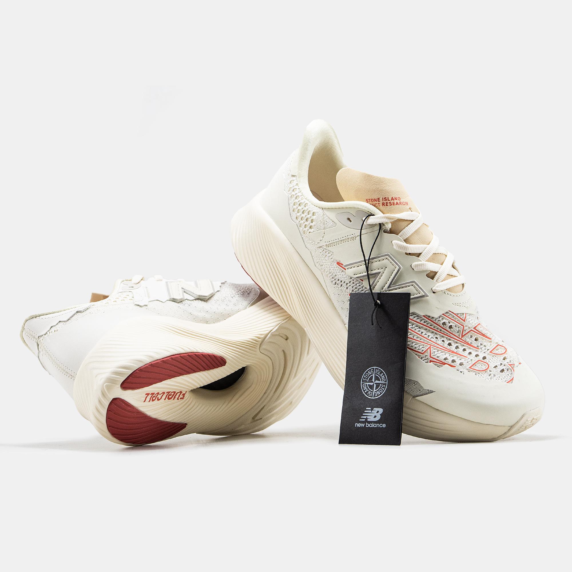 New Balance FuelCell C_1 x Stone Island White Red - изображение 6