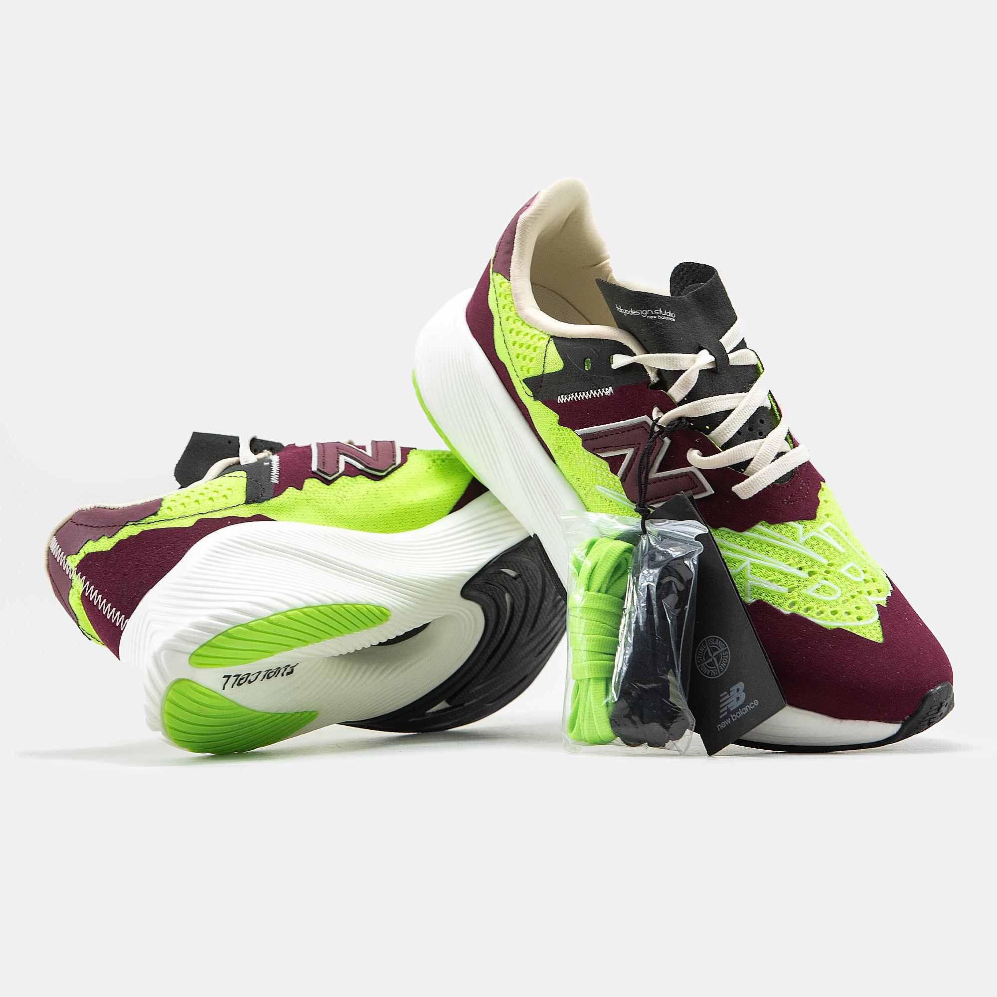 New Balance FuelCell C_1 x Stone Island Burgundy Volt - изображение 6