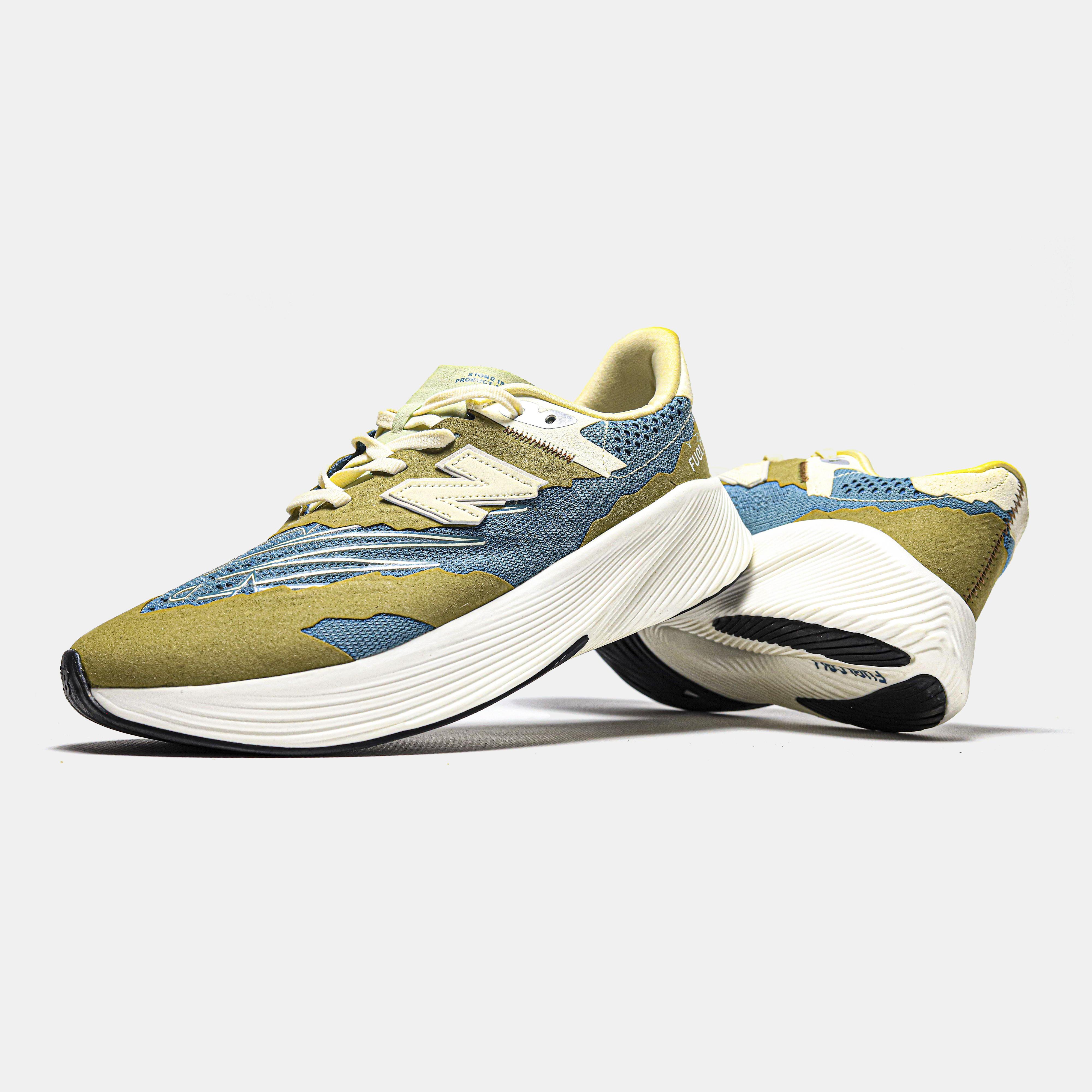 Stone Island x New Balance FuelCell RC Elite V2 Olive Blue - изображение 5