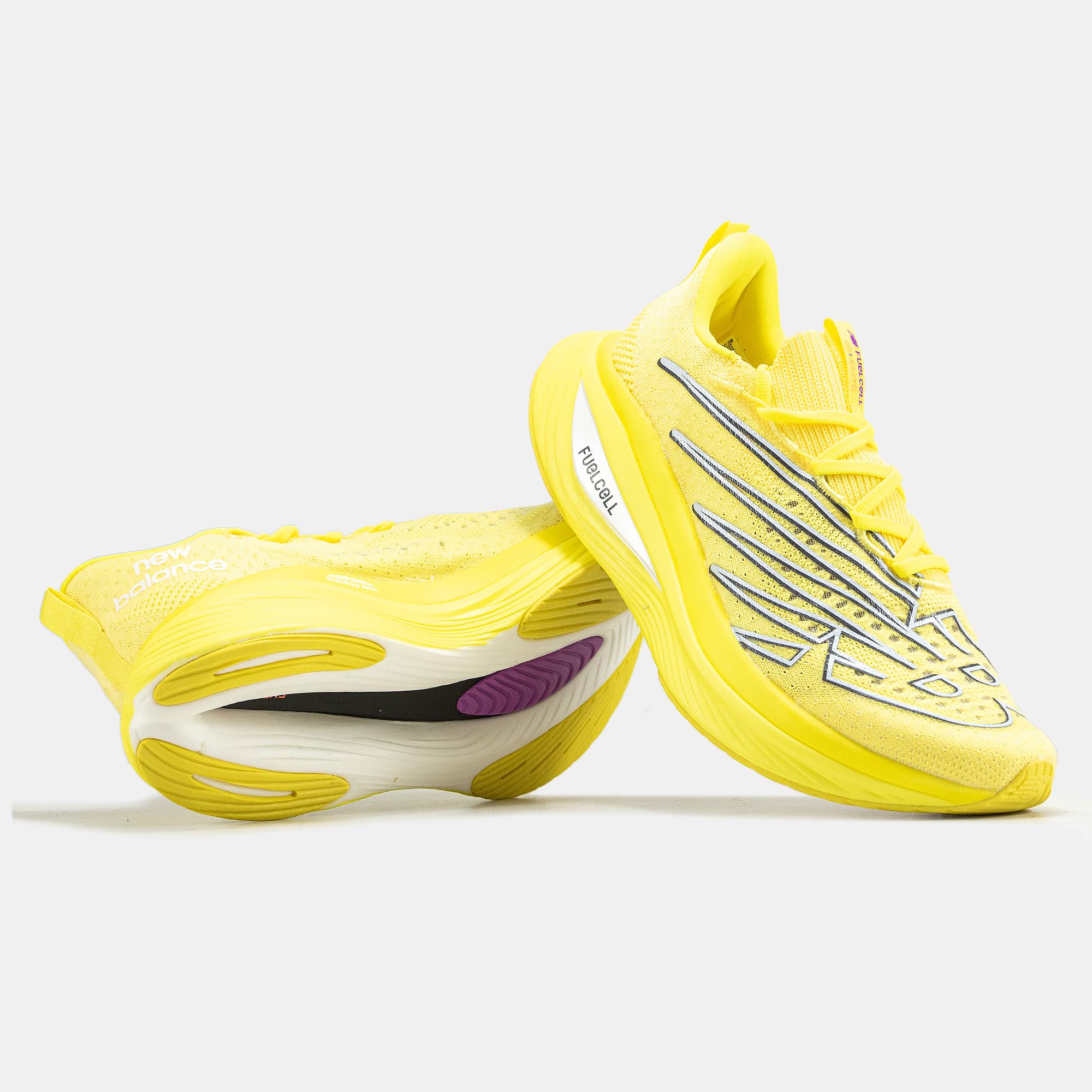 New Balance FuelCell SuperComp Elite v3 Yellow White - изображение 7