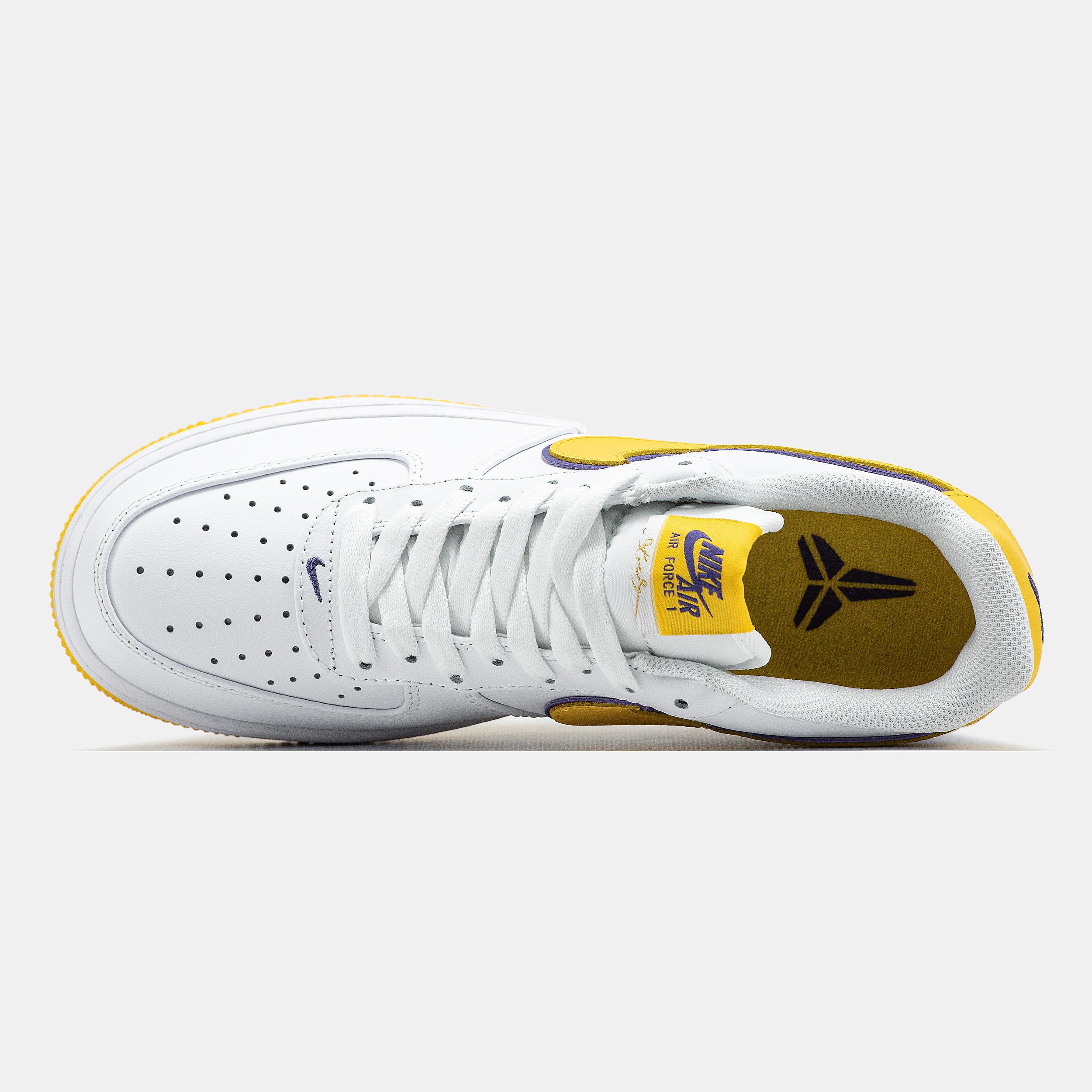 Nike Air Force 1 Low Kobe Bryant White Yellow - изображение 3