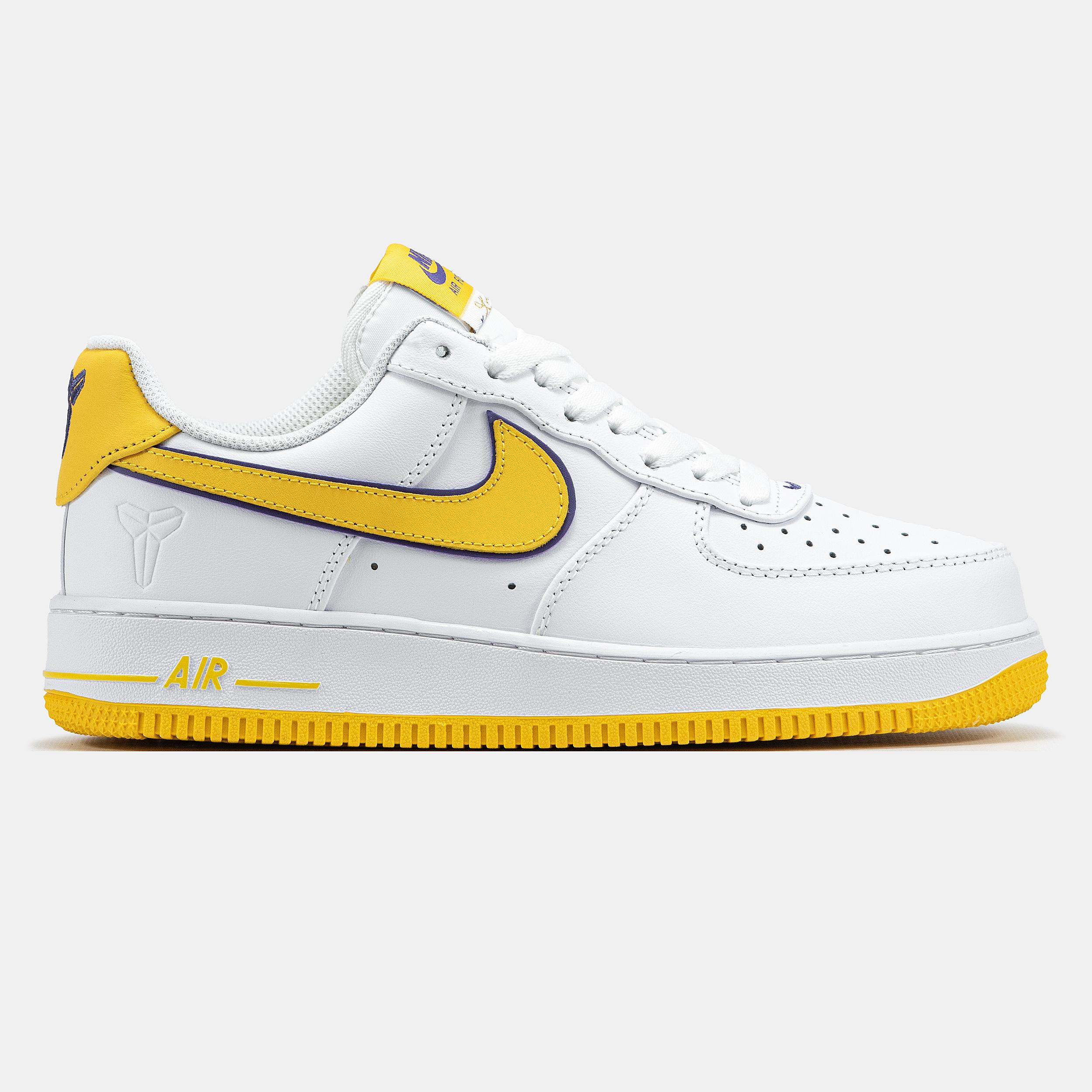 Nike Air Force 1 Low Kobe Bryant White Yellow - изображение 4