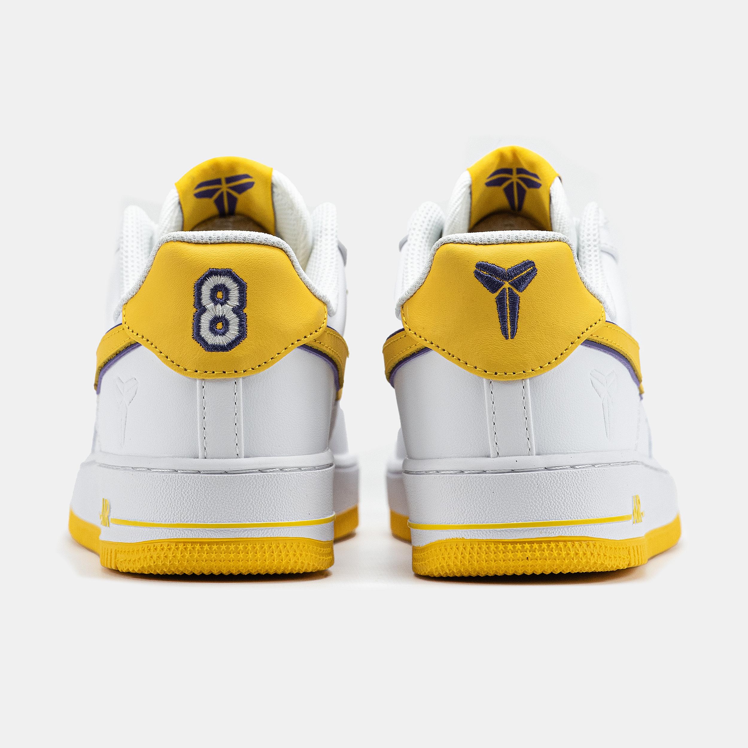 Nike Air Force 1 Low Kobe Bryant White Yellow - изображение 5