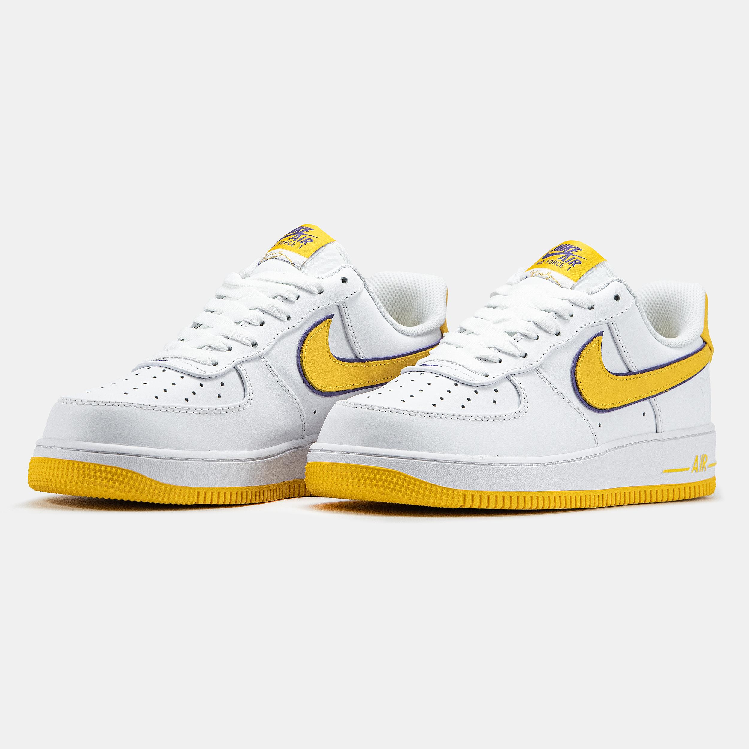 Nike Air Force 1 Low Kobe Bryant White Yellow - изображение 6