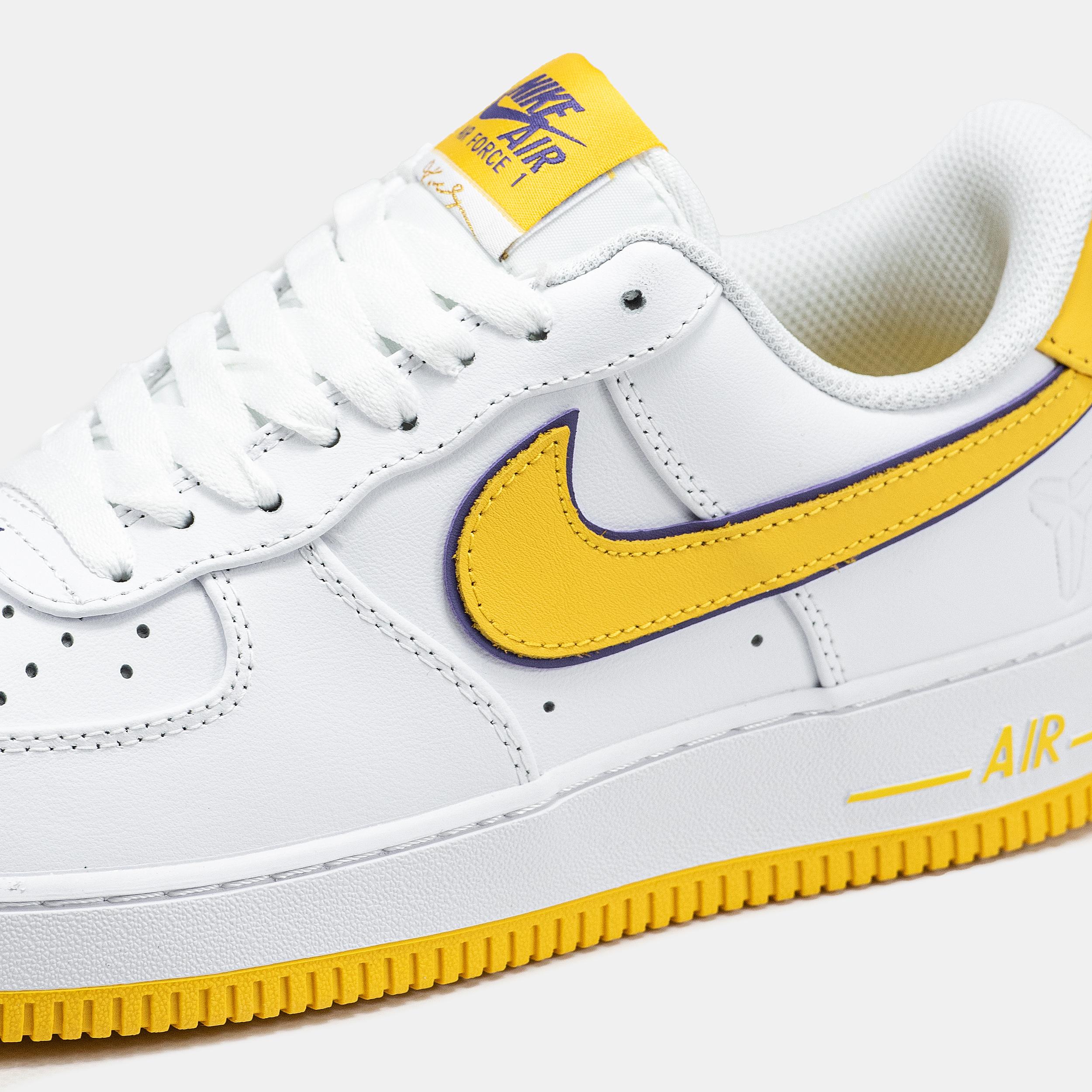 Nike Air Force 1 Low Kobe Bryant White Yellow - изображение 8