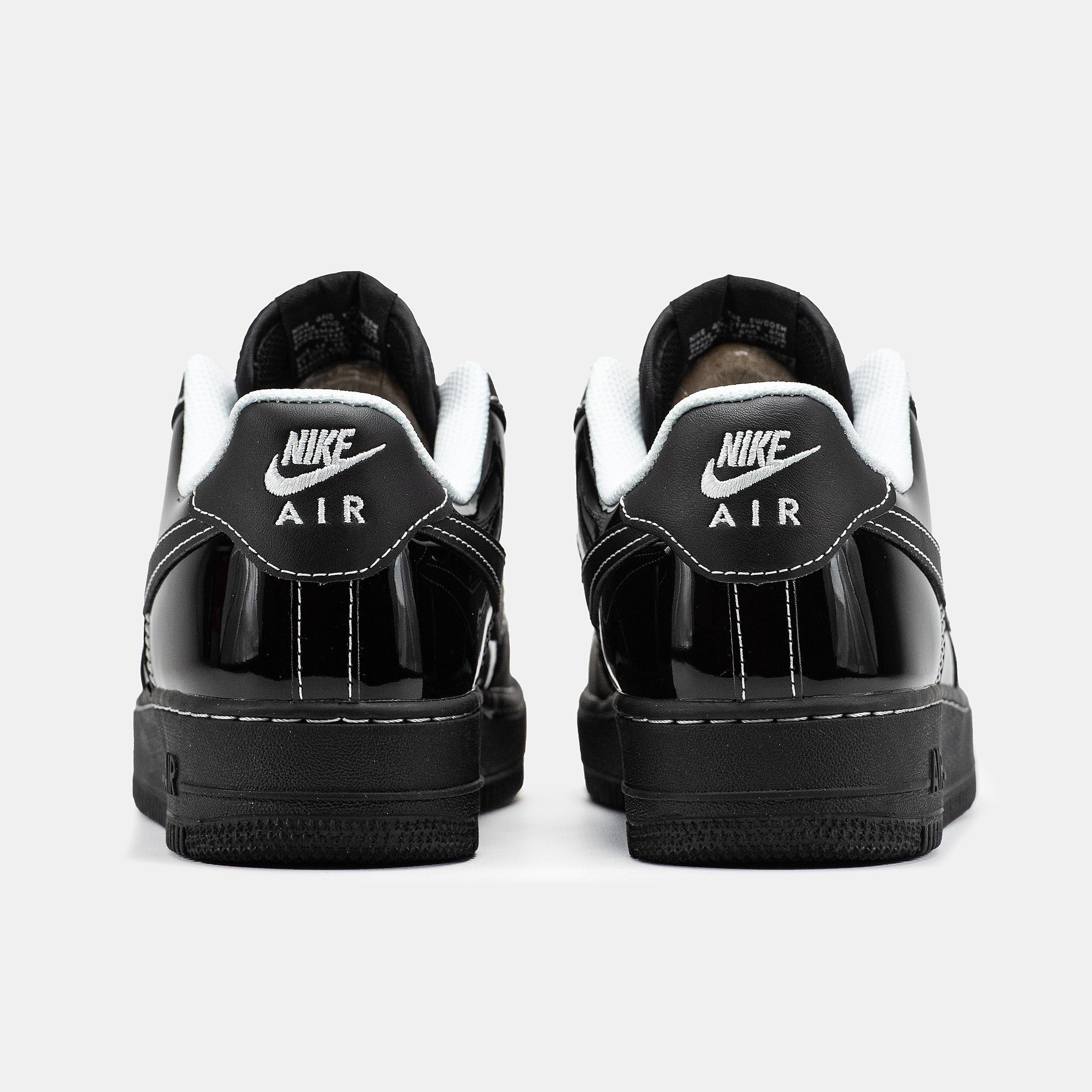 Nike Air Force 1 Low “Paris” Black White Stitch - изображение 5
