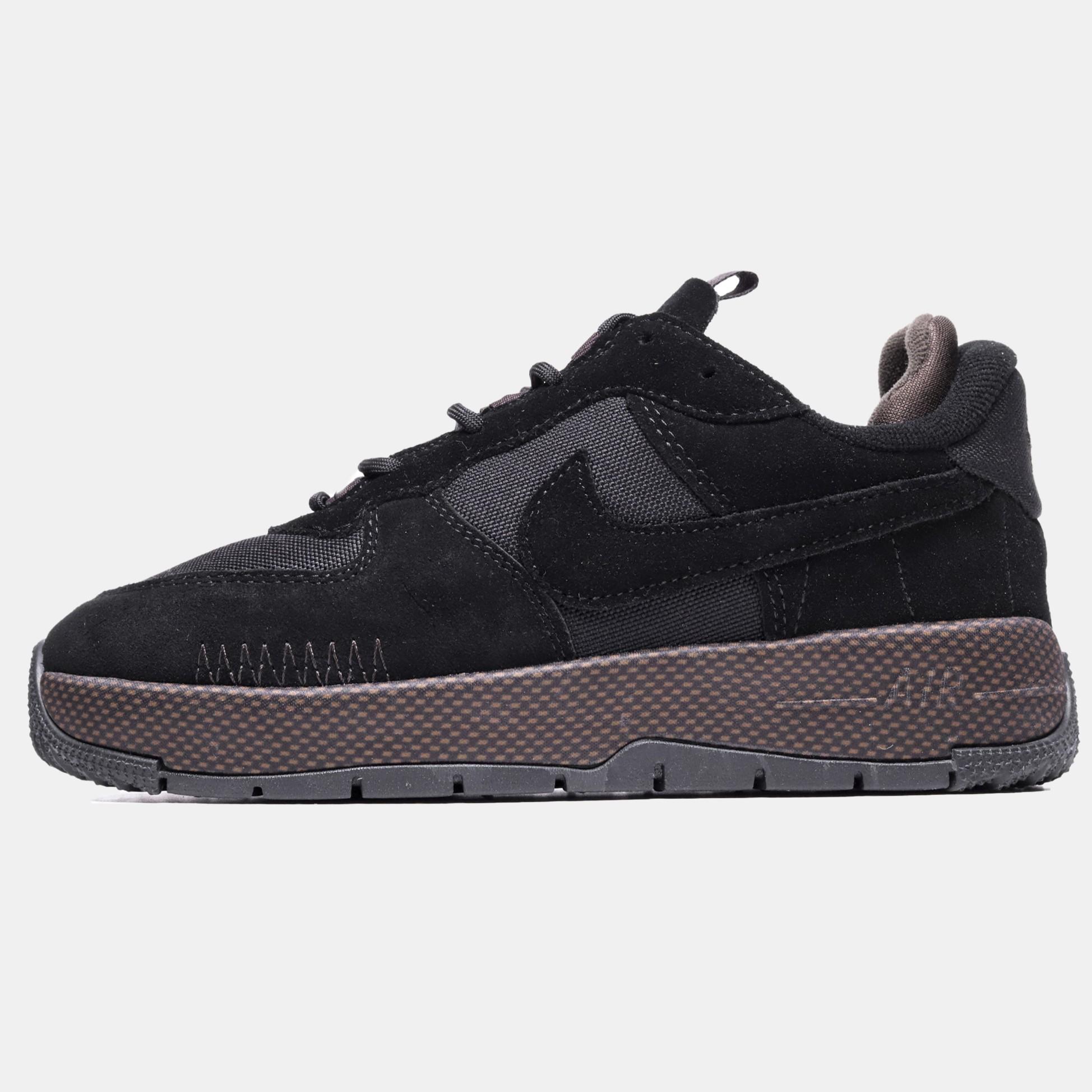 Nike Air Force 1 Wild Black Velvet Brown
