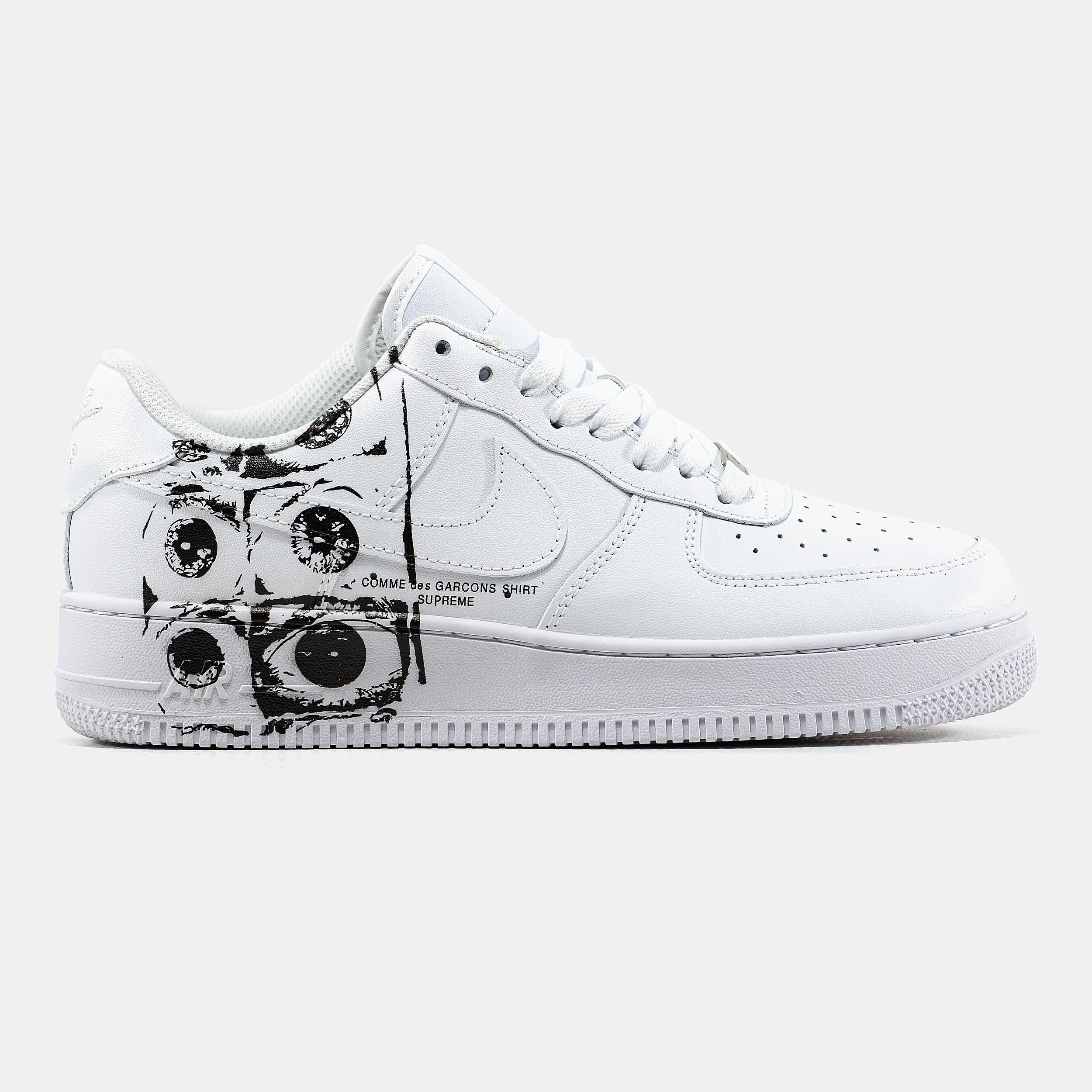 Nike Air Force 1 Low x Comme des Garçons White - изображение 4