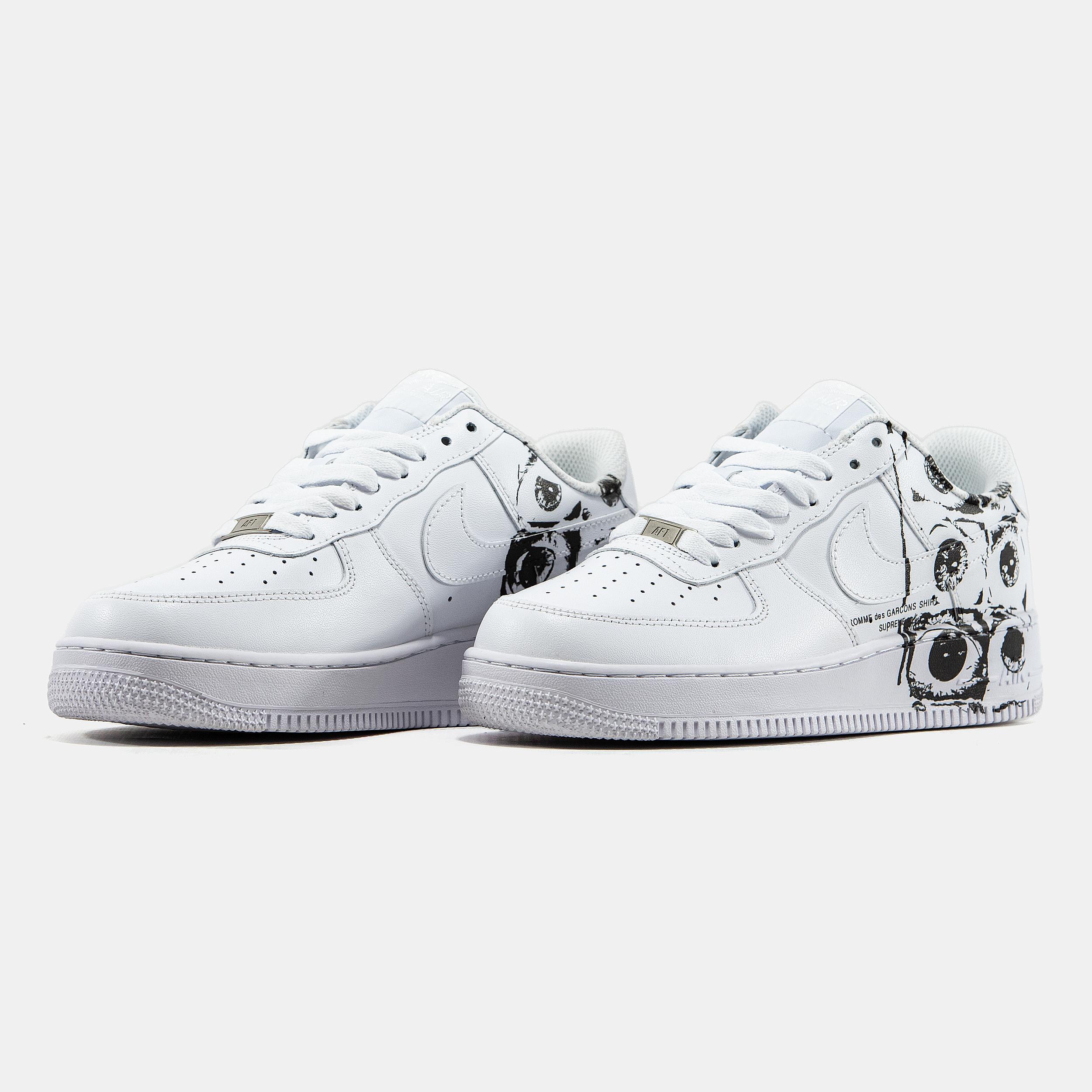 Nike Air Force 1 Low x Comme des Garçons White - изображение 6