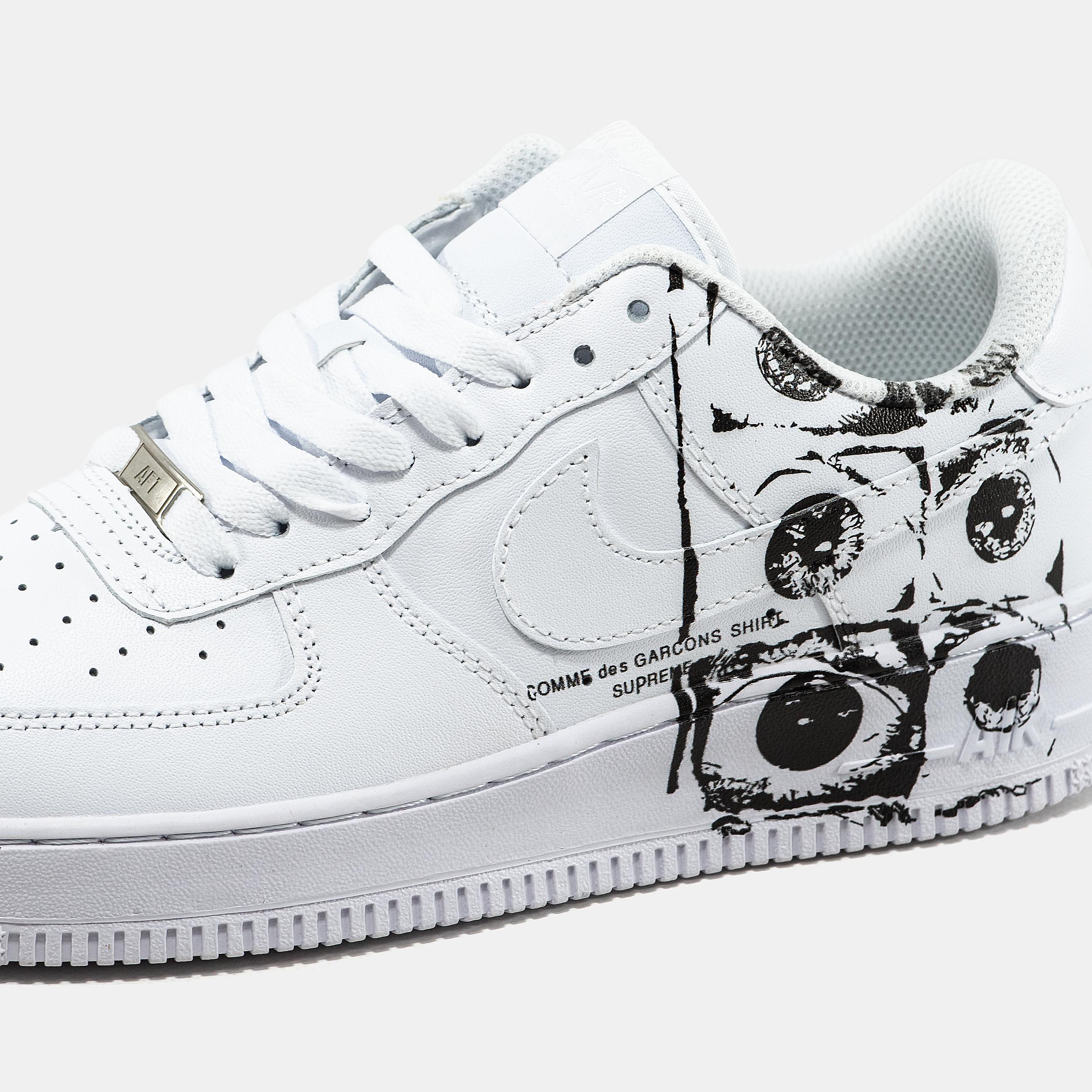 Nike Air Force 1 Low x Comme des Garçons White - изображение 8