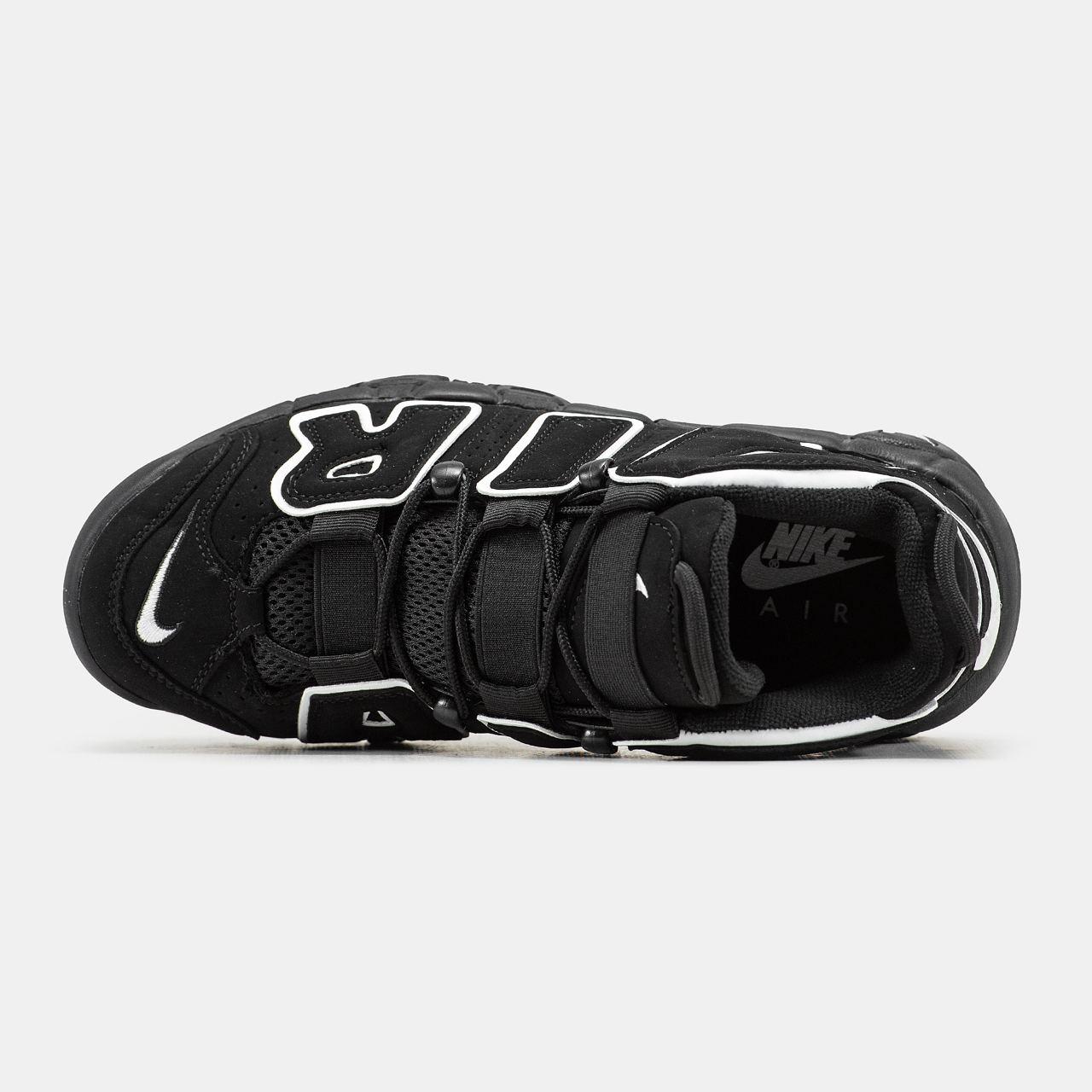 Nike Air More Uptempo Black White - изображение 5