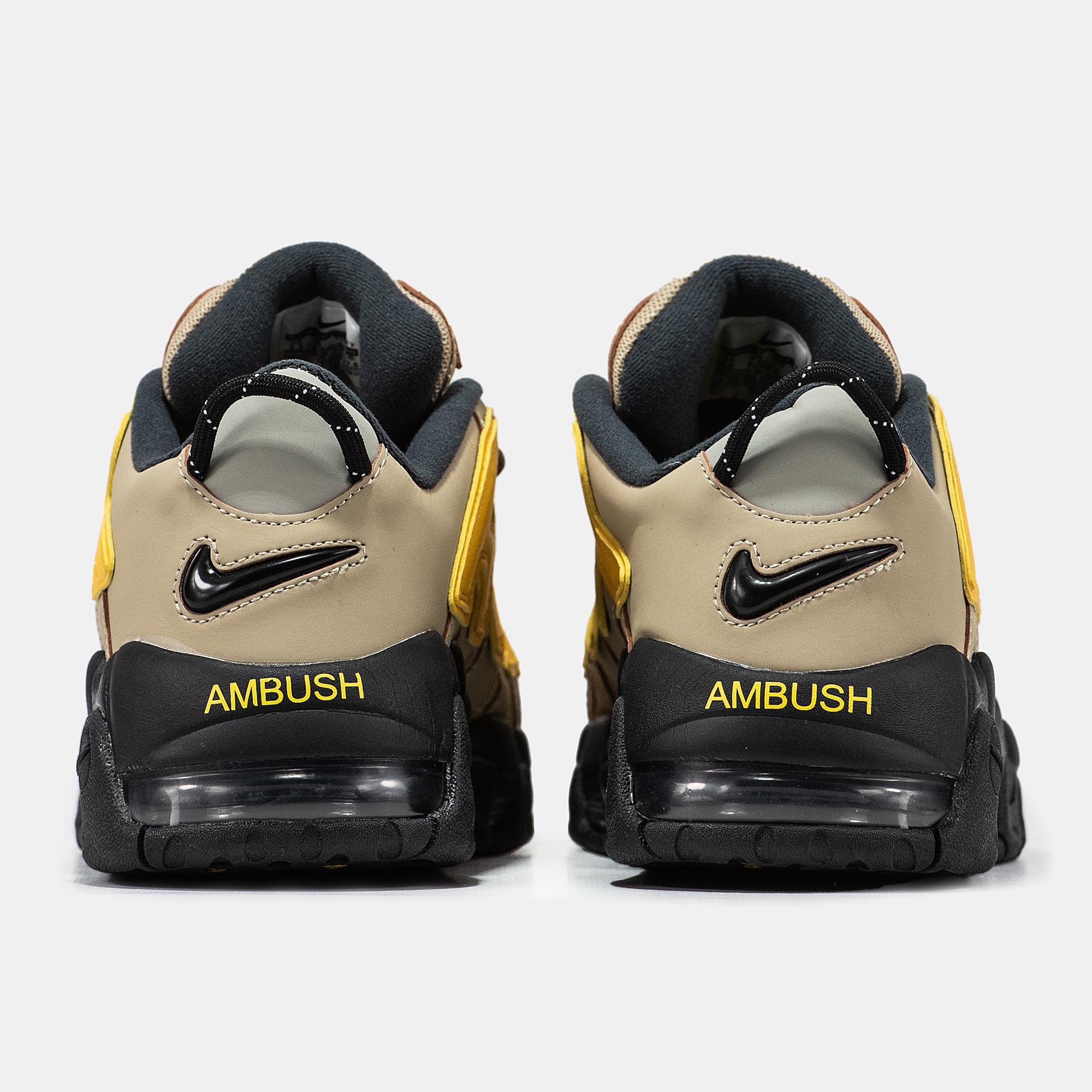 Nike Air More Uptempo x AMBUSH Beige Yellow Black - изображение 3