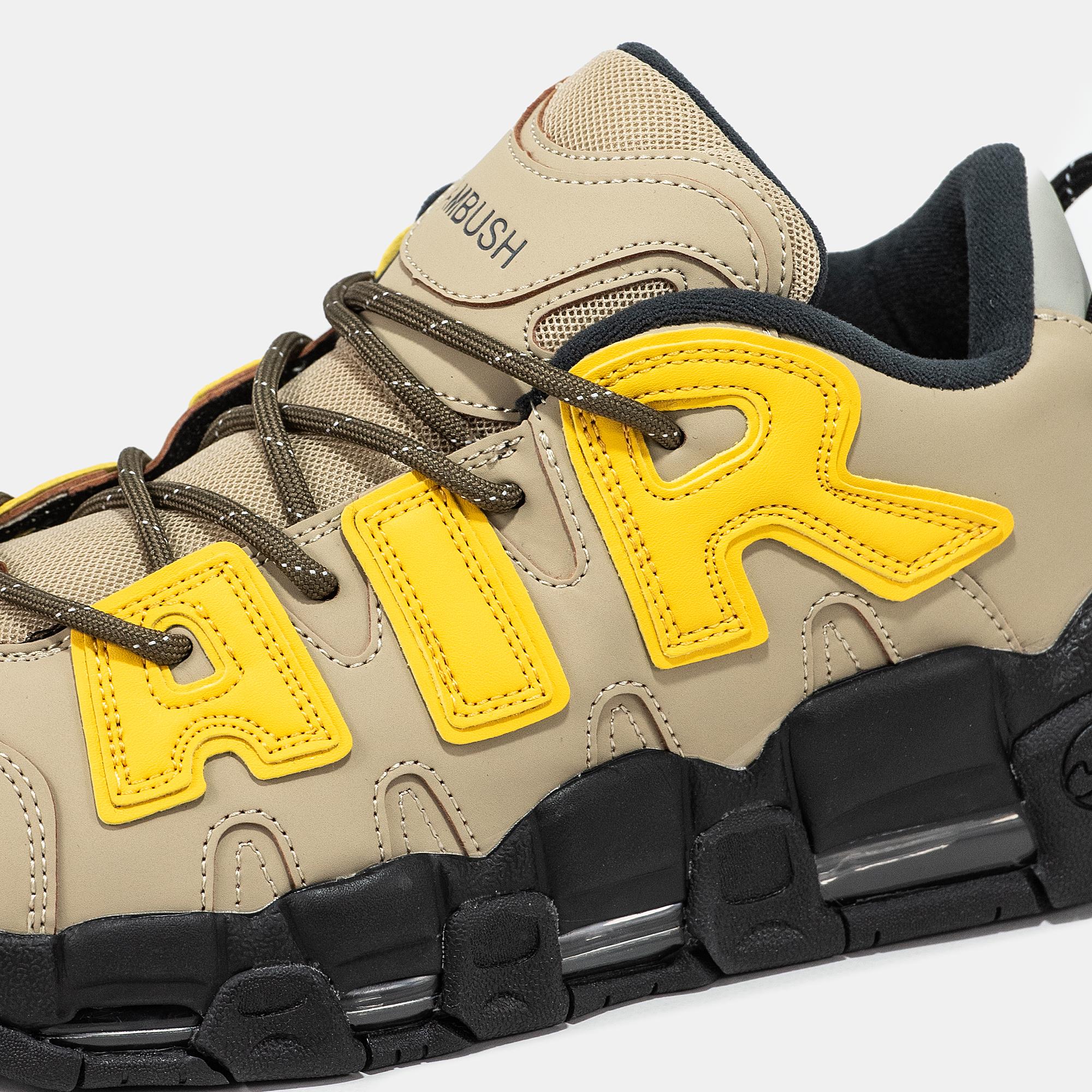 Nike Air More Uptempo x AMBUSH Beige Yellow Black - изображение 4