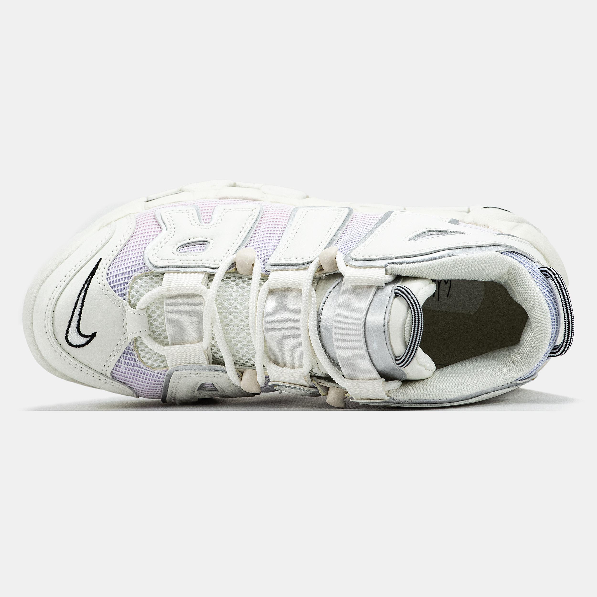 Nike Air More Uptempo White Lilac Grey - изображение 4
