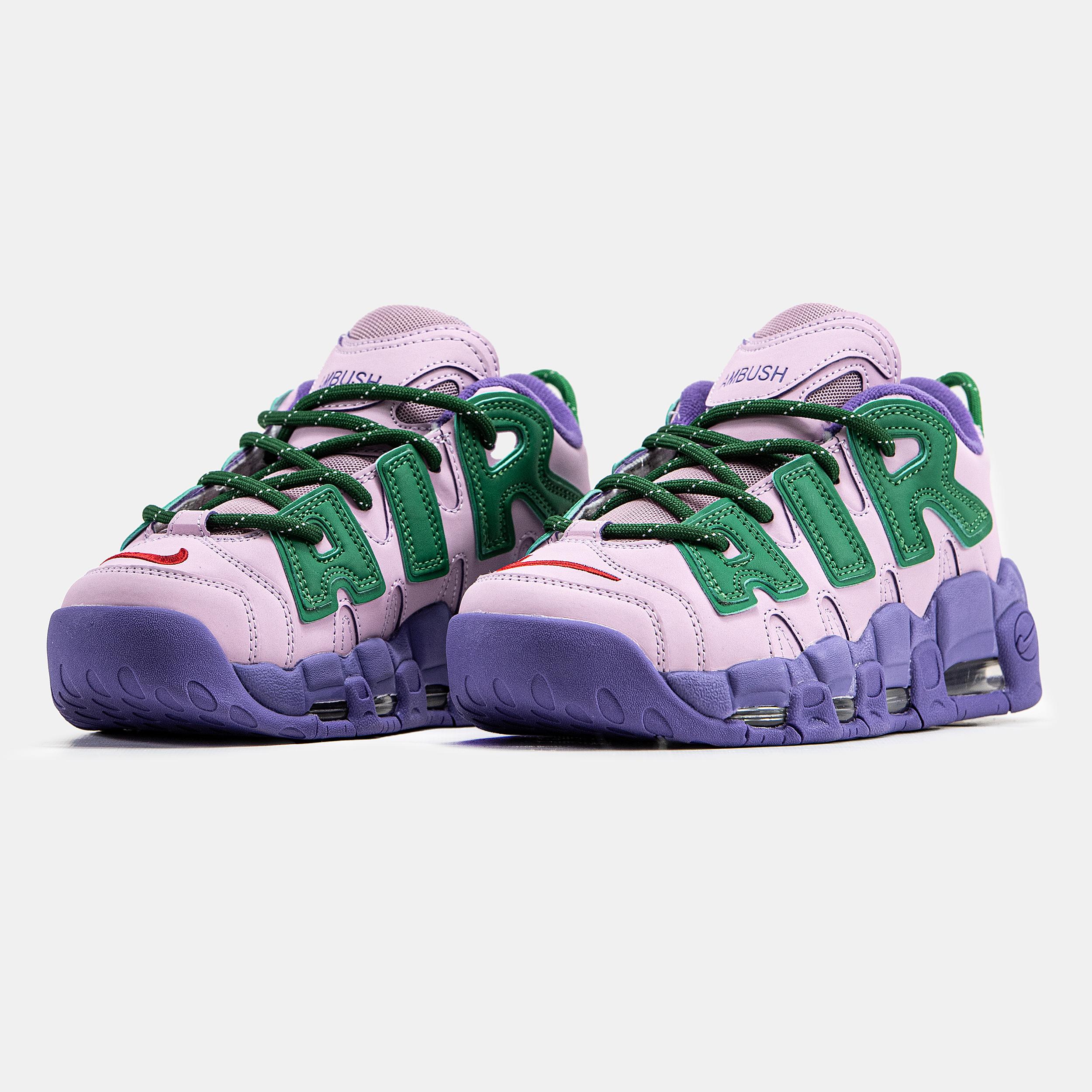 Nike Air More Uptempo x AMBUSH Lilac Green Purple - изображение 4