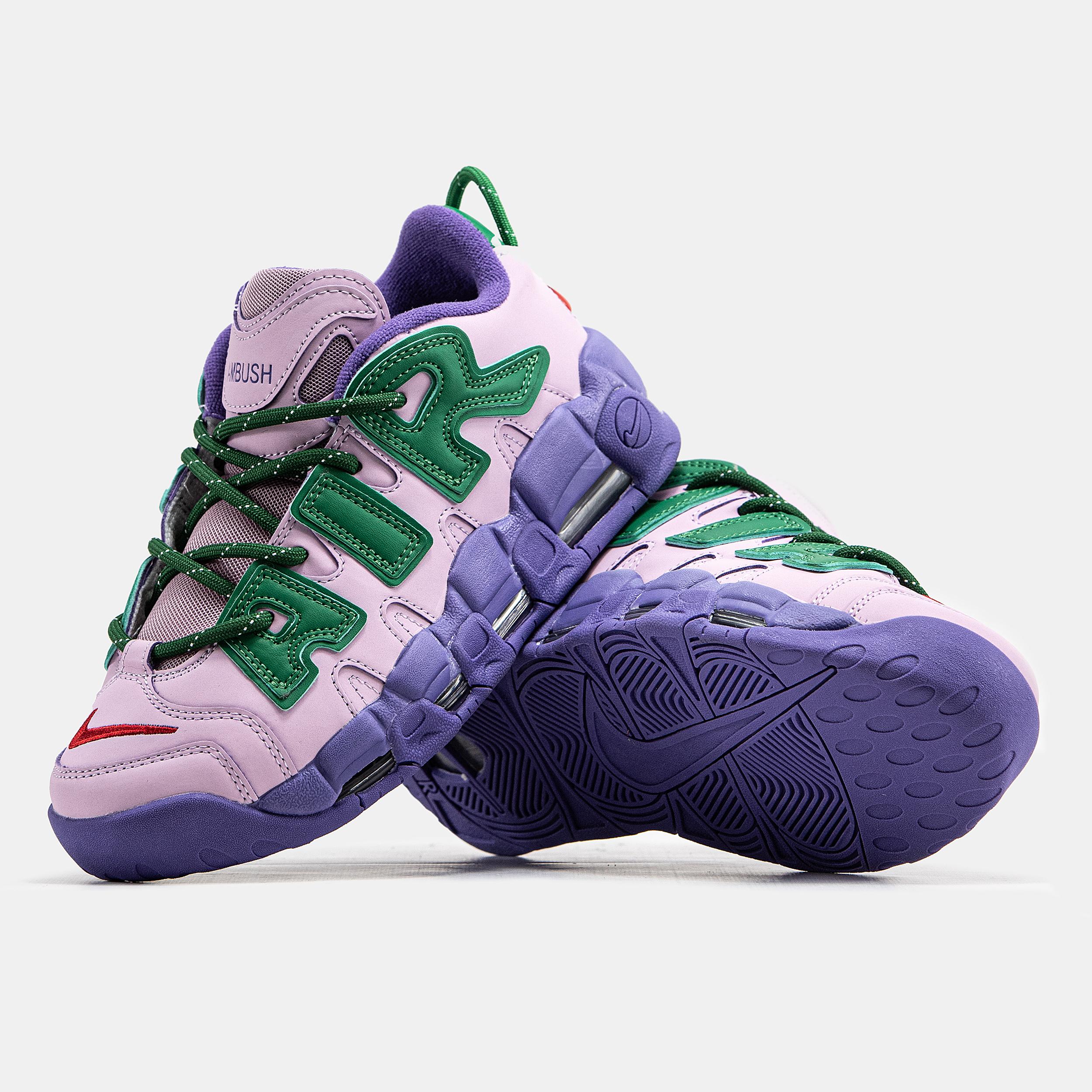 Nike Air More Uptempo x AMBUSH Lilac Green Purple - изображение 5