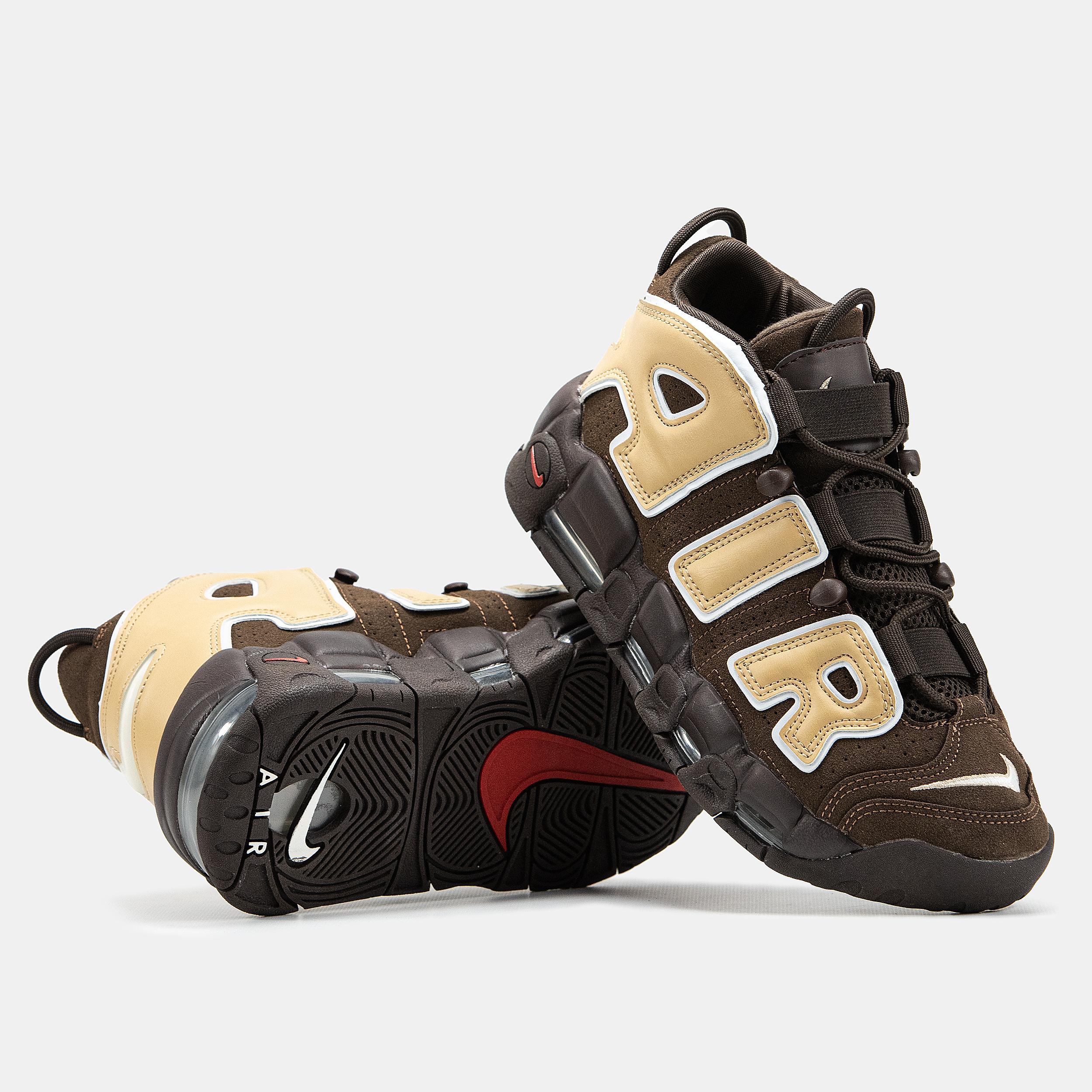 Nike Air More Uptempo Brown Beige White - изображение 5