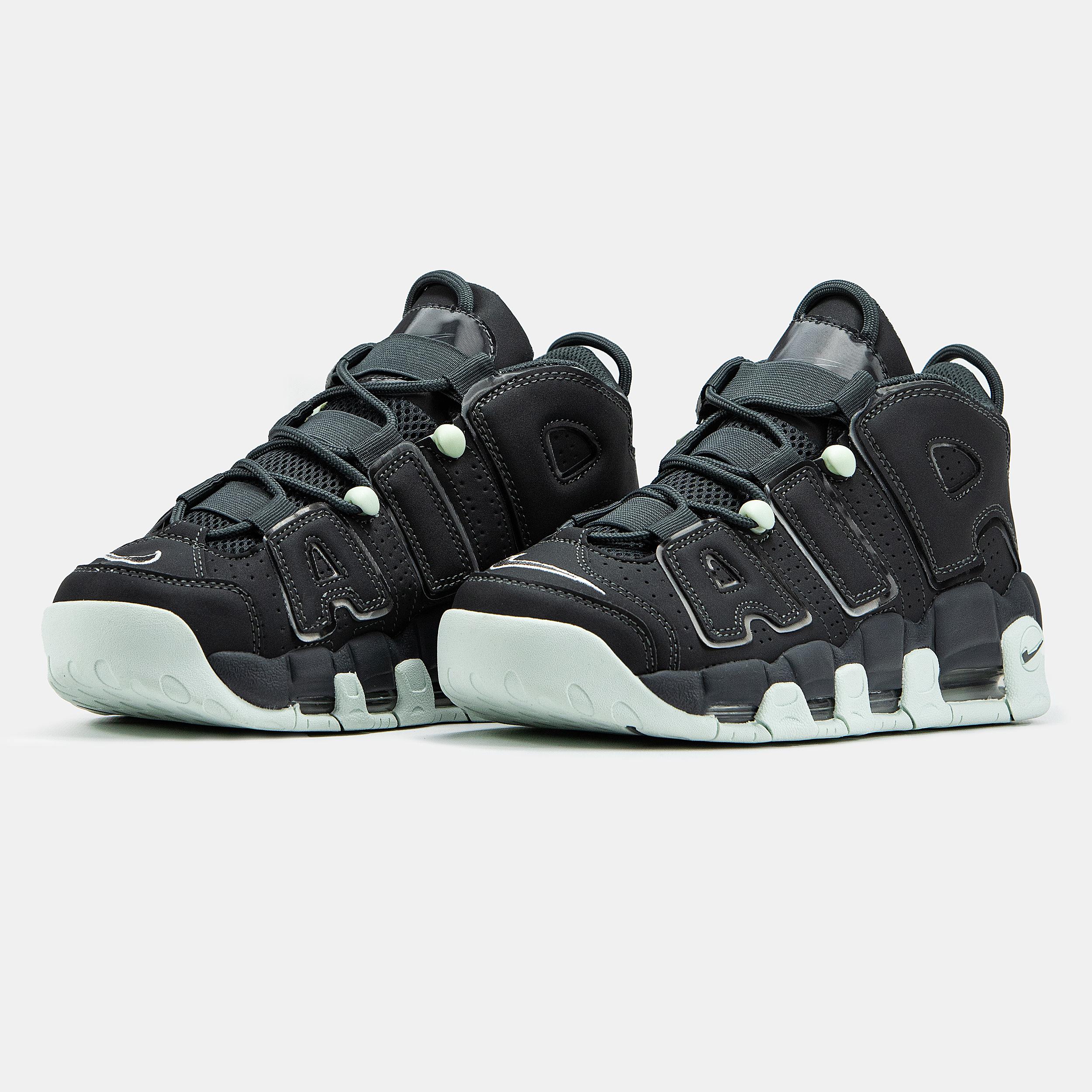 Nike Air More Uptempo Black Mint Grey - изображение 4