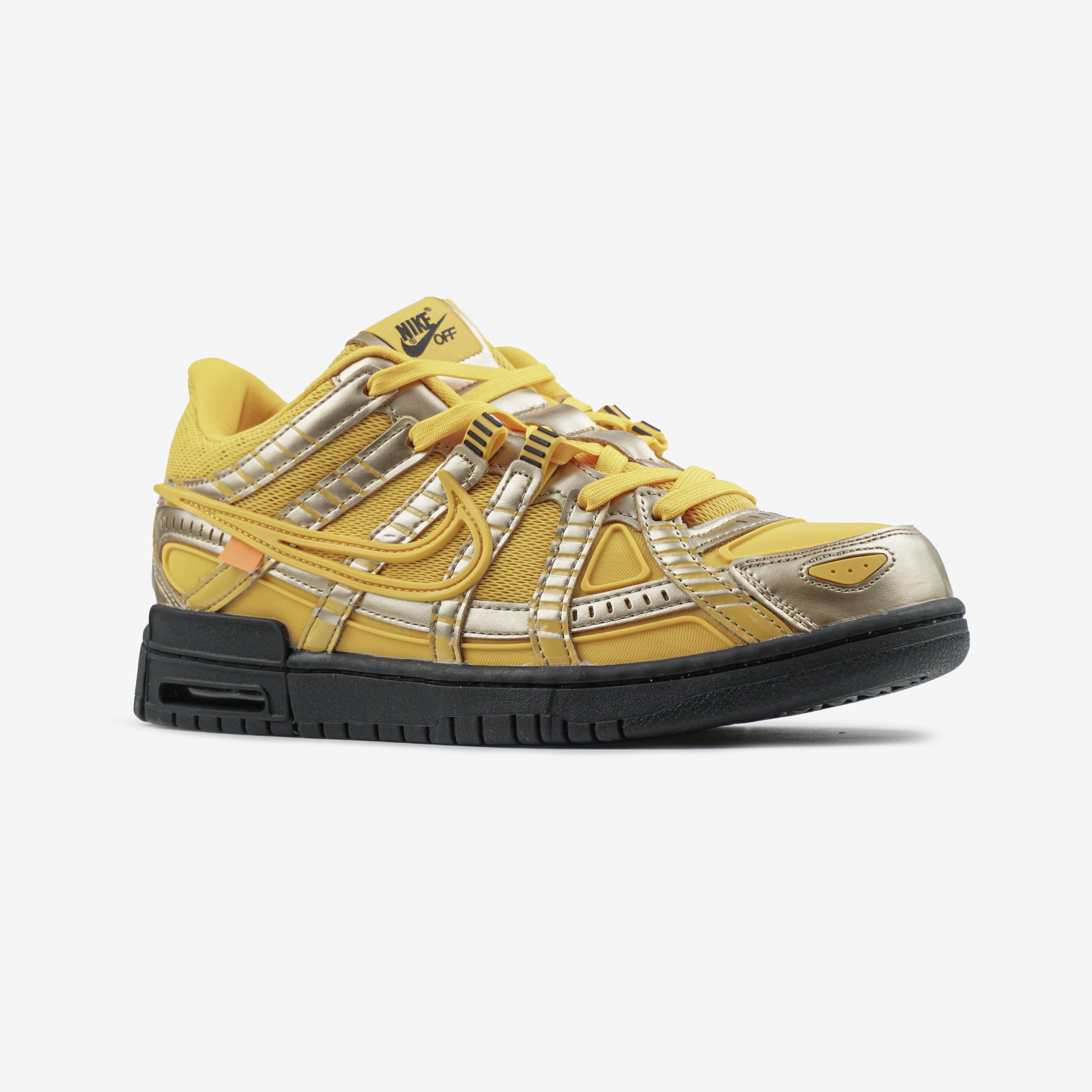 Nike Air Rubber Dunk Off-White University Gold - изображение 1