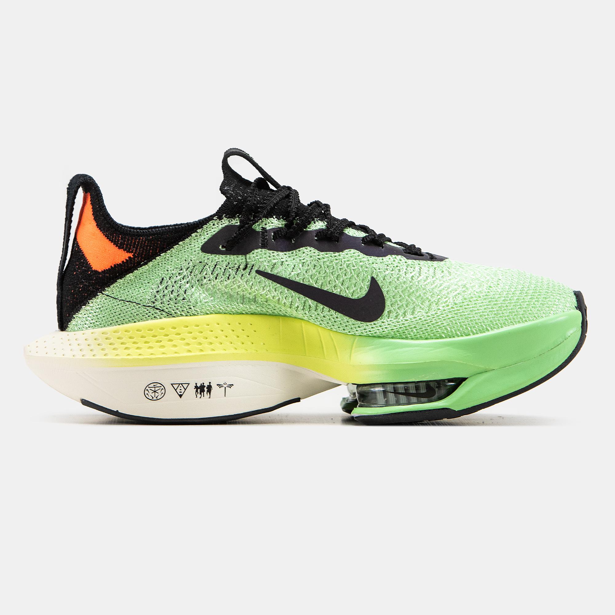 Nike Air Zoom Alphafly 2 Ekiden Green Black Orange - изображение 2