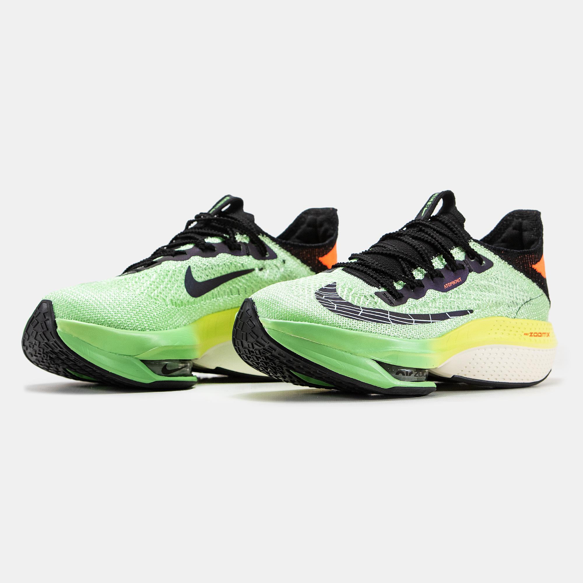 Nike Air Zoom Alphafly 2 Ekiden Green Black Orange - изображение 5