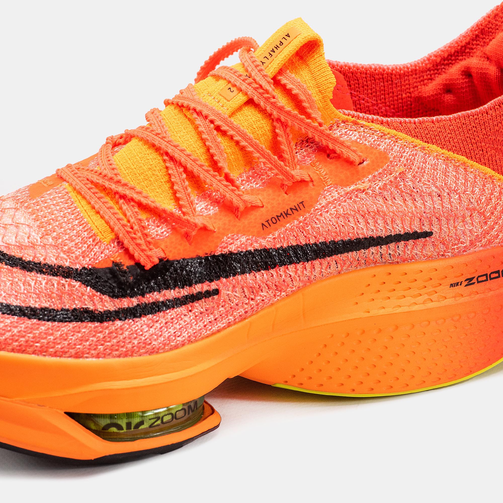 Nike Air Zoom Alphafly 2 Hyper Orange Black Volt - изображение 7