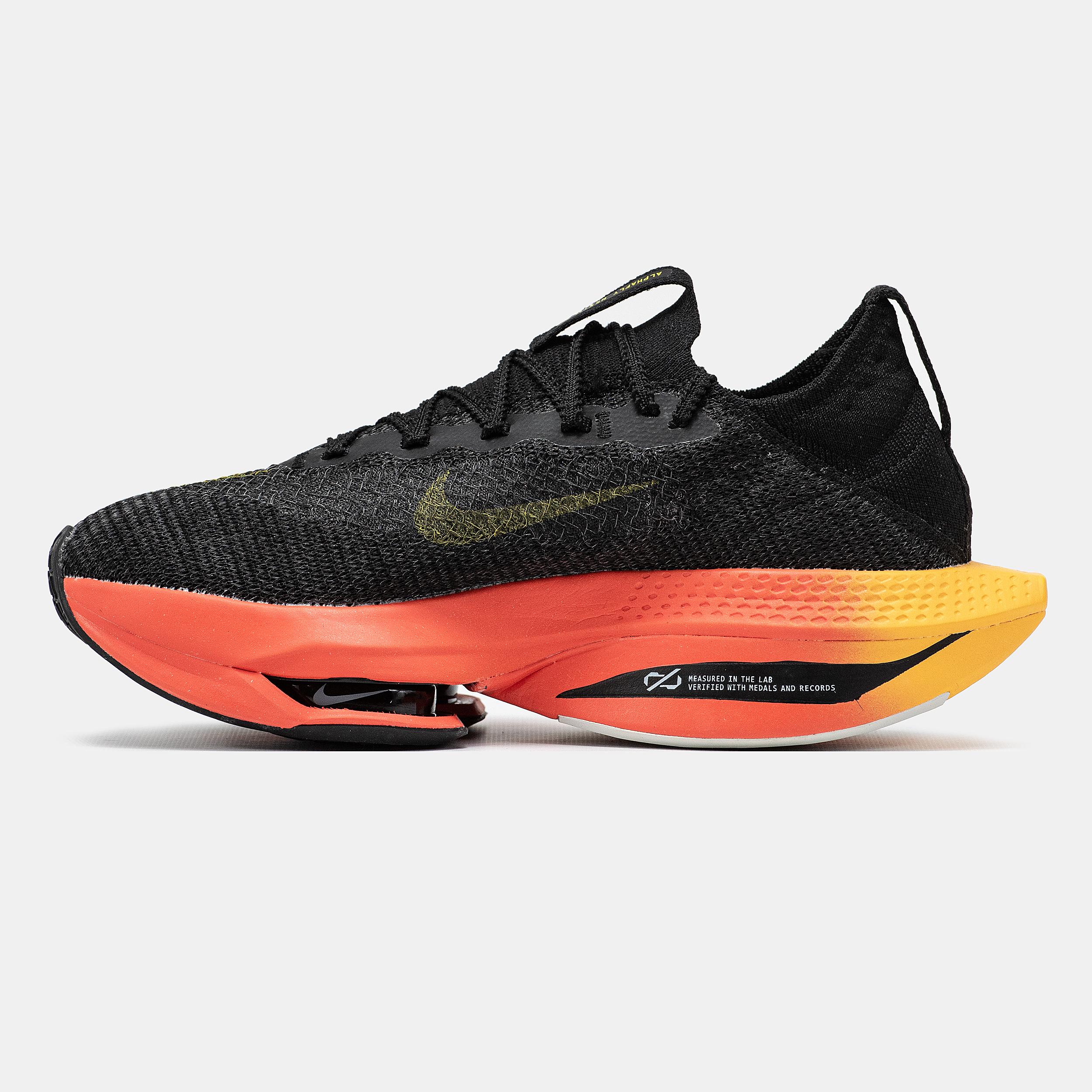 Nike Air Zoom Alphafly 2 Black Yellow Sunset Gradient - изображение 2
