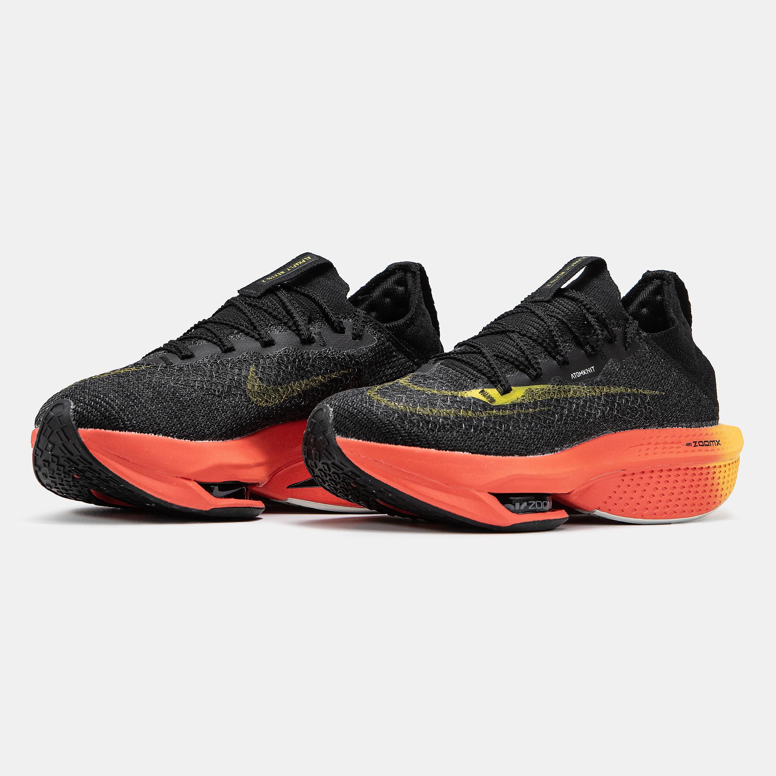 Nike Air Zoom Alphafly 2 Black Yellow Sunset Gradient - изображение 6