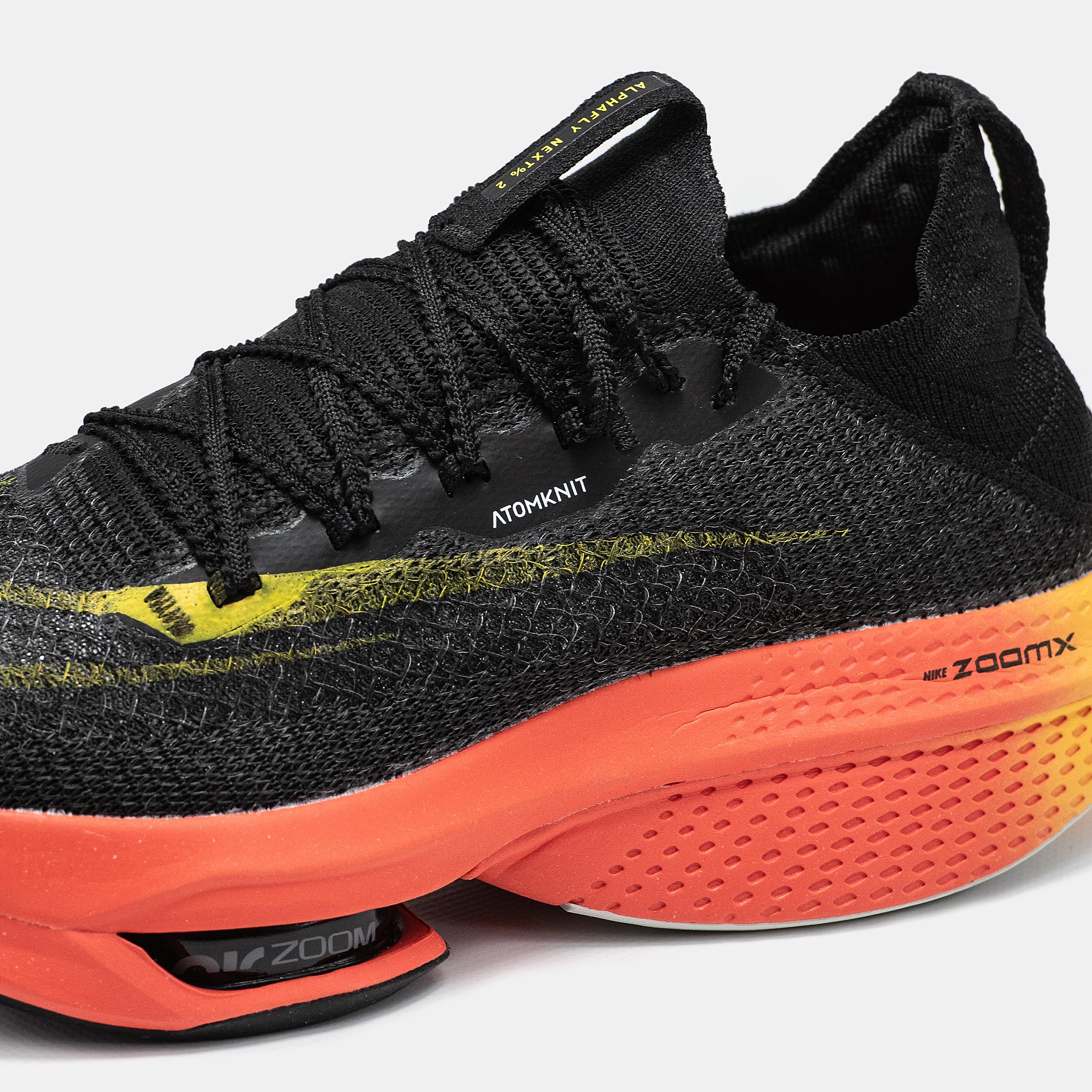 Nike Air Zoom Alphafly 2 Black Yellow Sunset Gradient - изображение 8