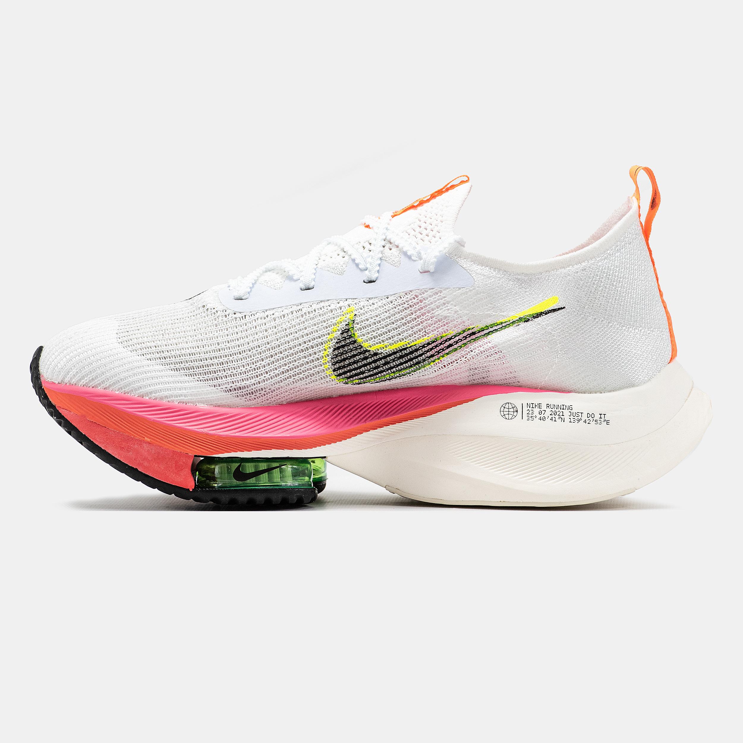 Nike Air Zoom Alphafly 2 White Pink Volt - изображение 1