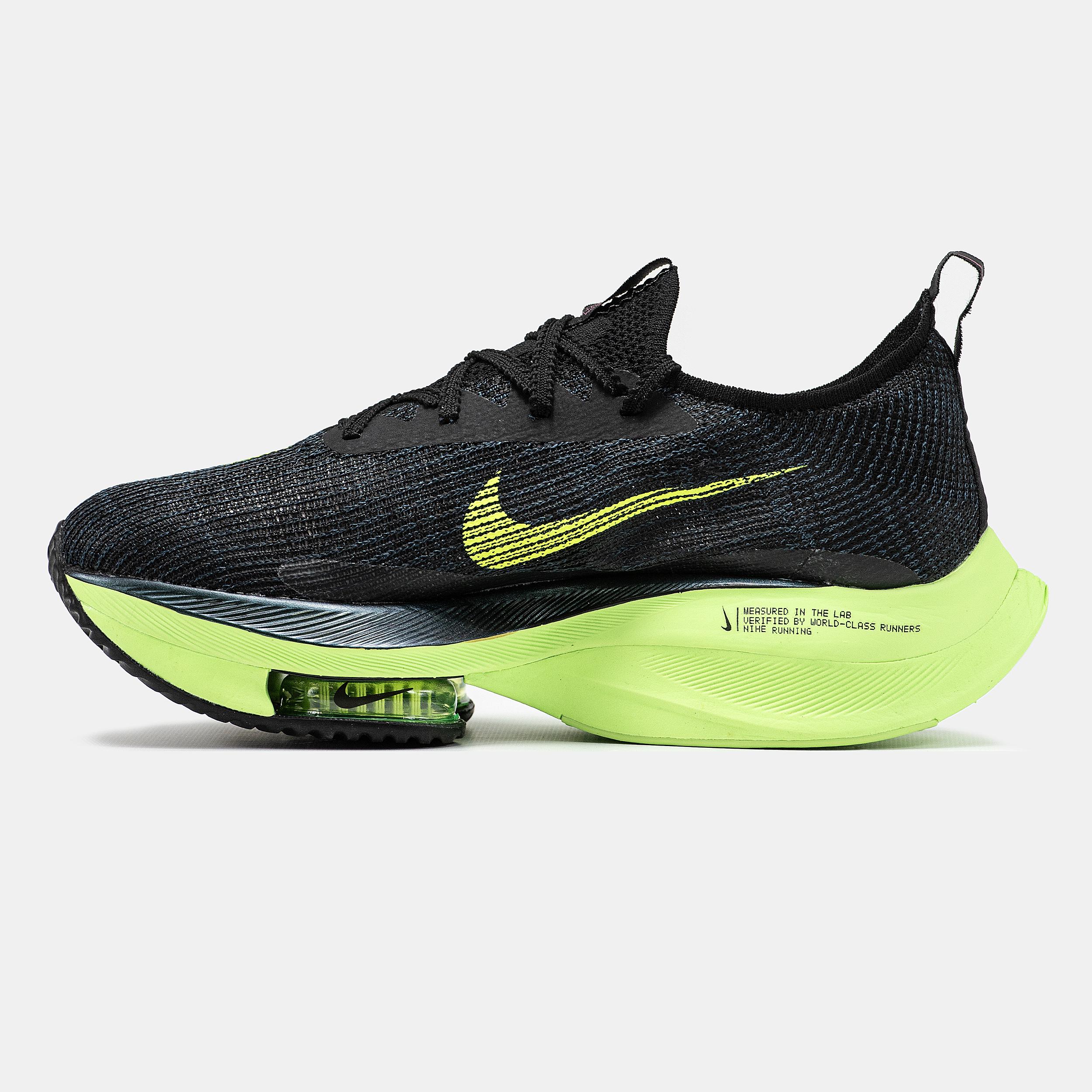 Nike Air Zoom Alphafly 2 Black Volt Green Strike - изображение 2