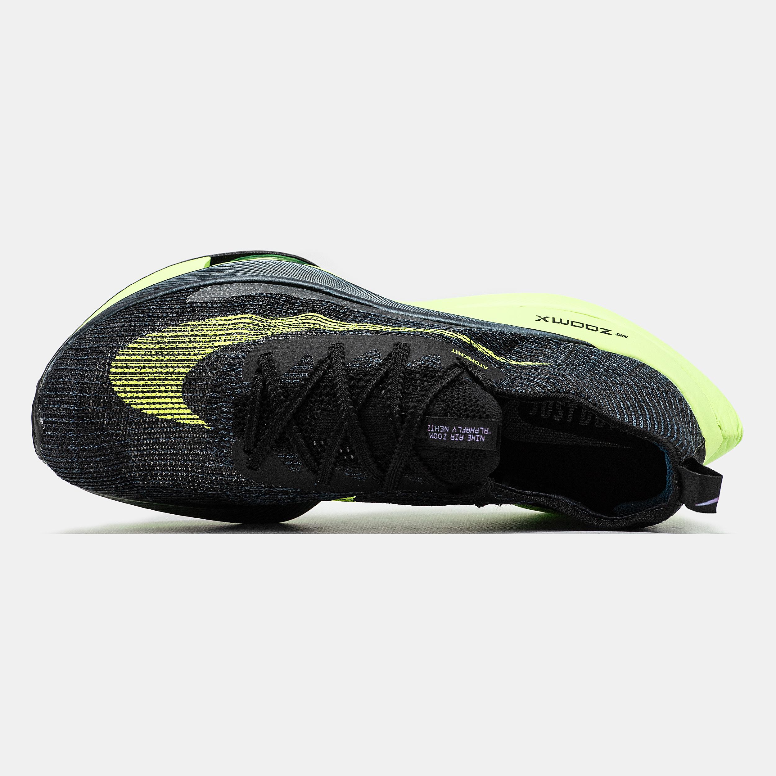 Nike Air Zoom Alphafly 2 Black Volt Green Strike - изображение 3