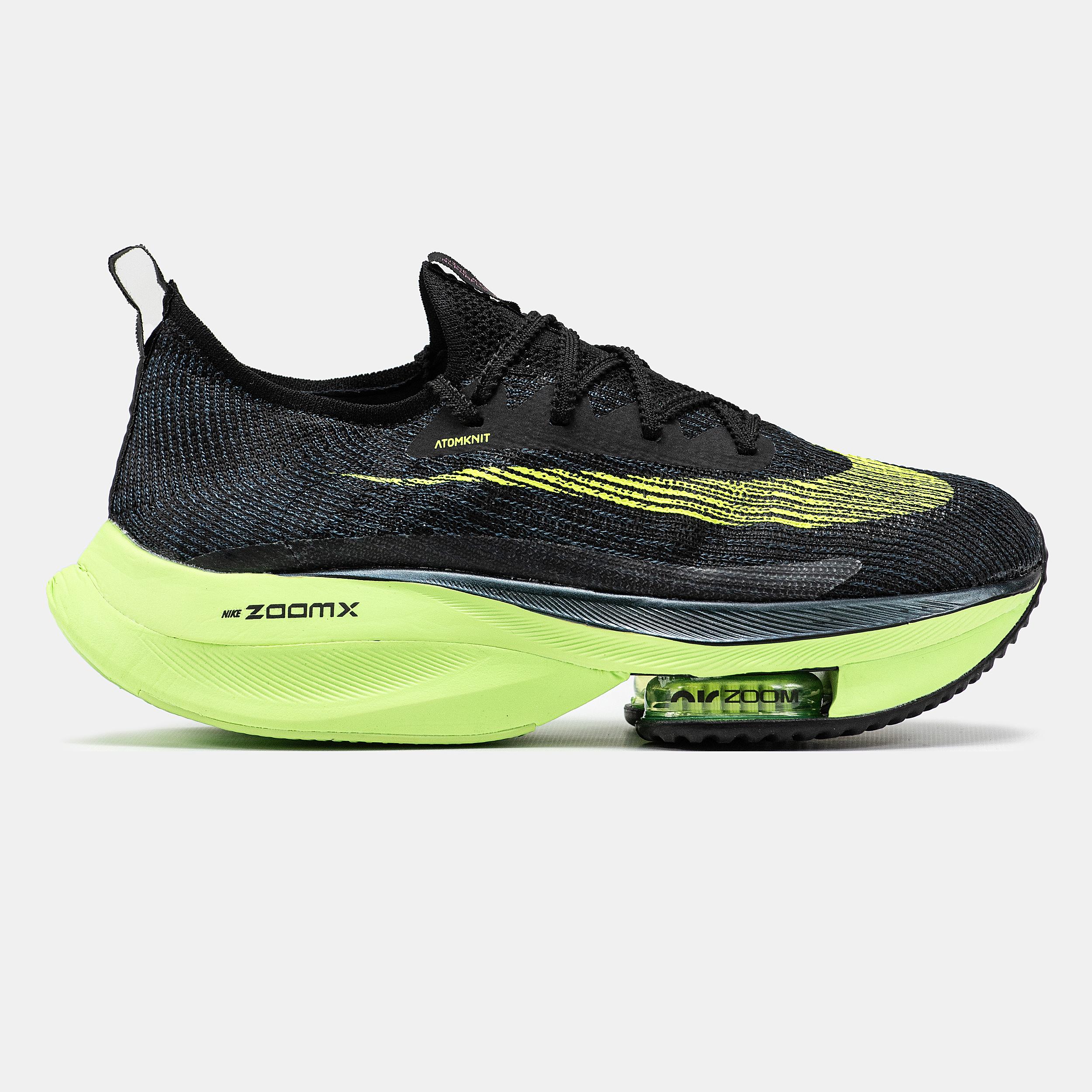 Nike Air Zoom Alphafly 2 Black Volt Green Strike - изображение 4