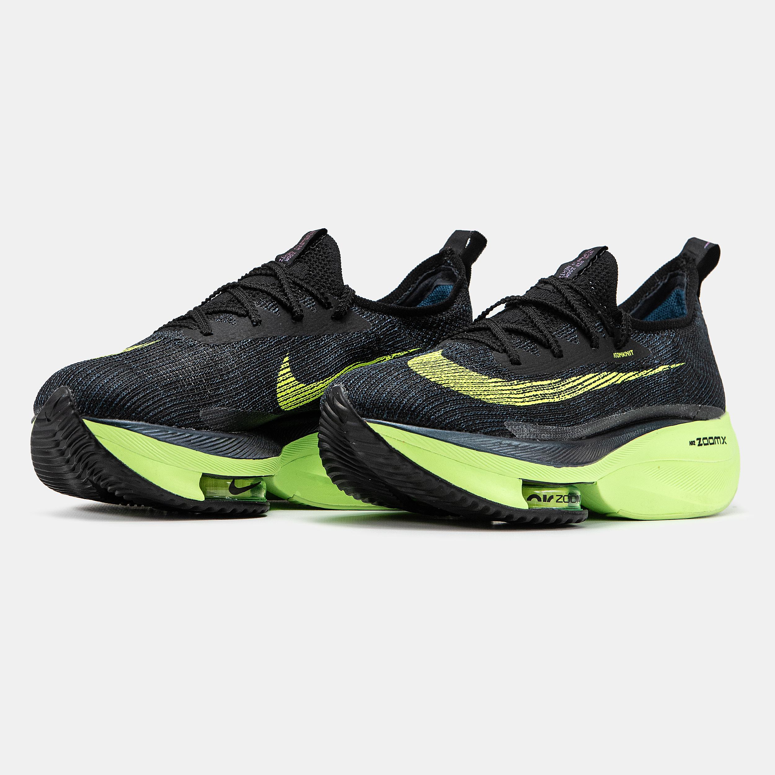 Nike Air Zoom Alphafly 2 Black Volt Green Strike - изображение 6
