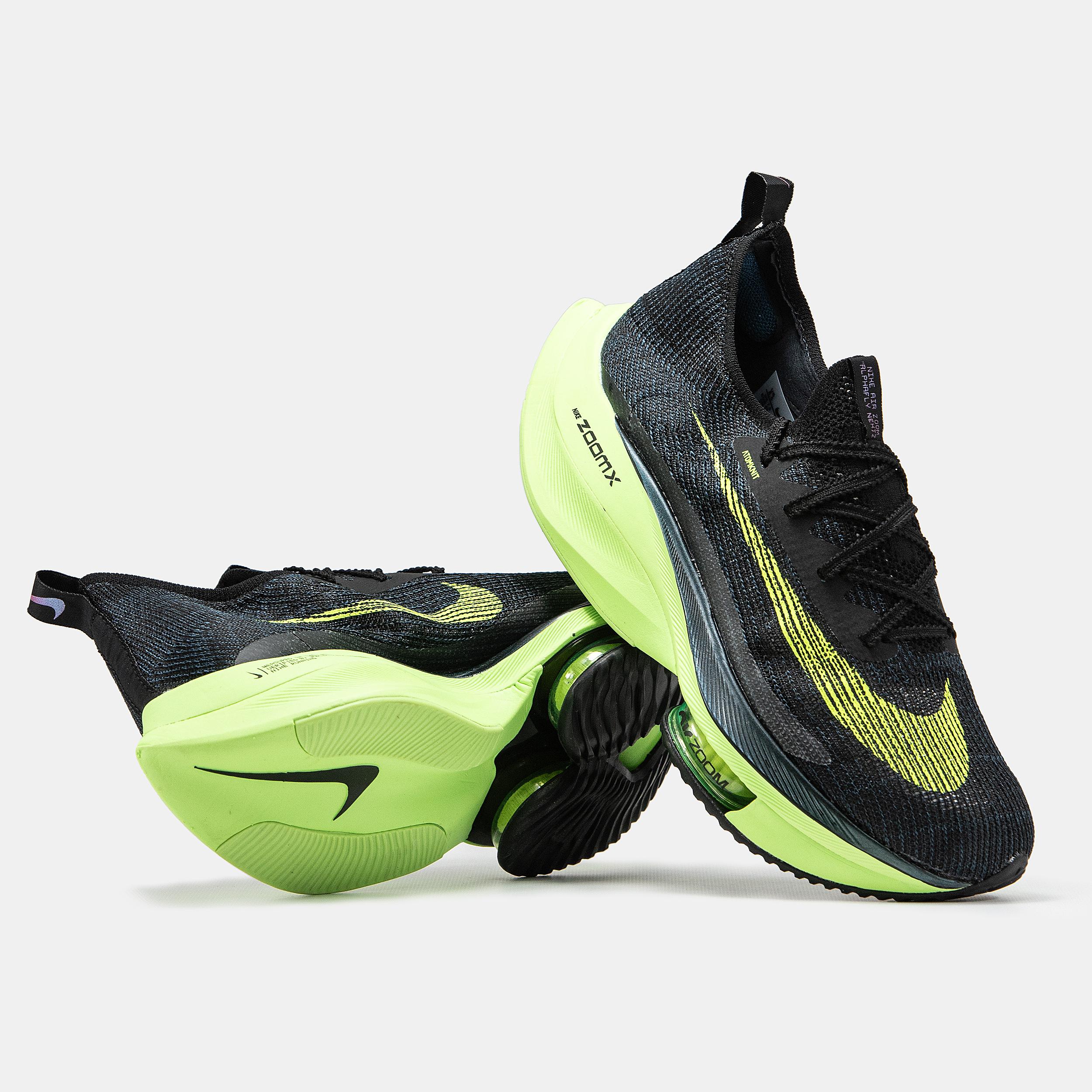 Nike Air Zoom Alphafly 2 Black Volt Green Strike - изображение 7