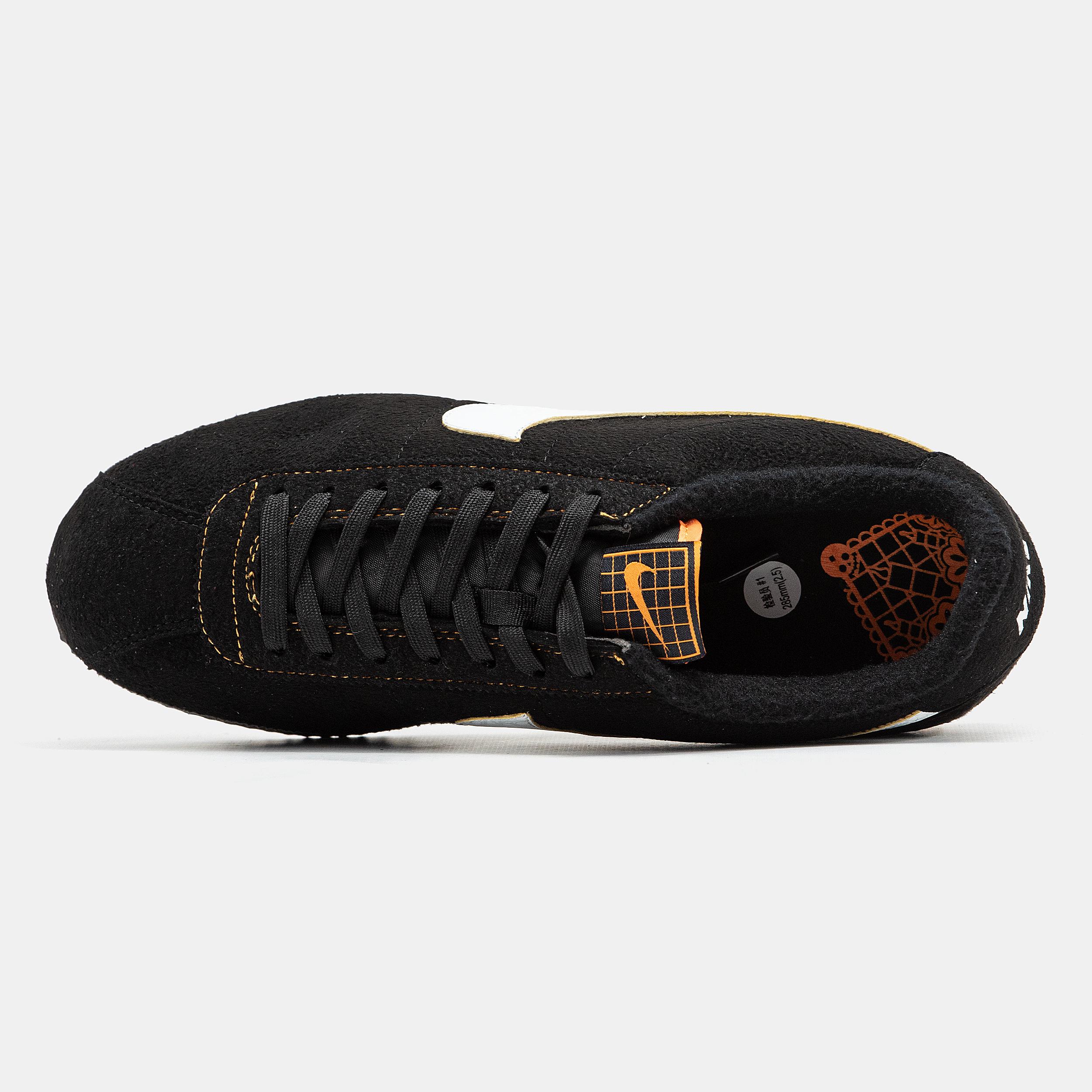 Nike Cortez “Day of the Dead” Black White Orange - изображение 1