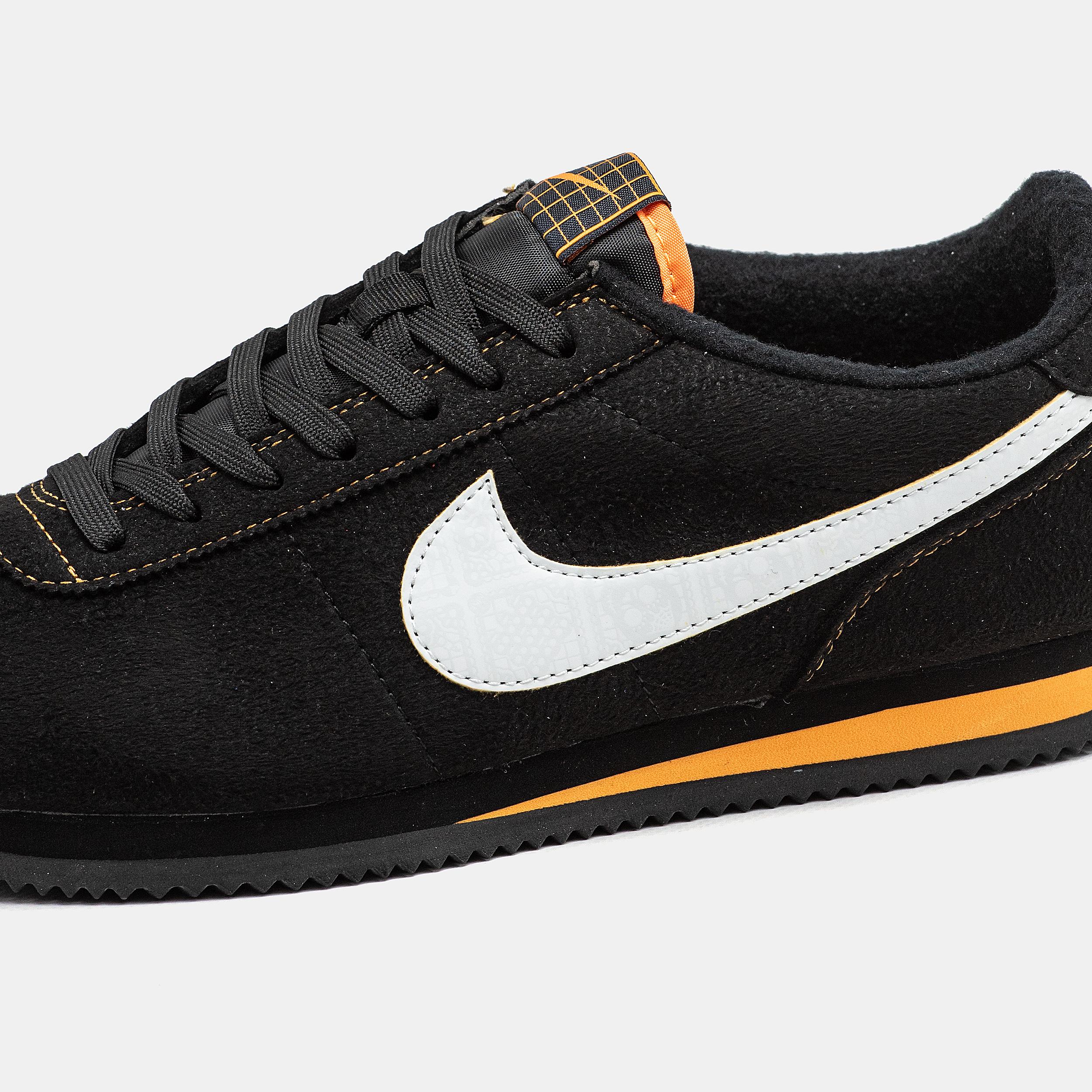 Nike Cortez “Day of the Dead” Black White Orange - изображение 7