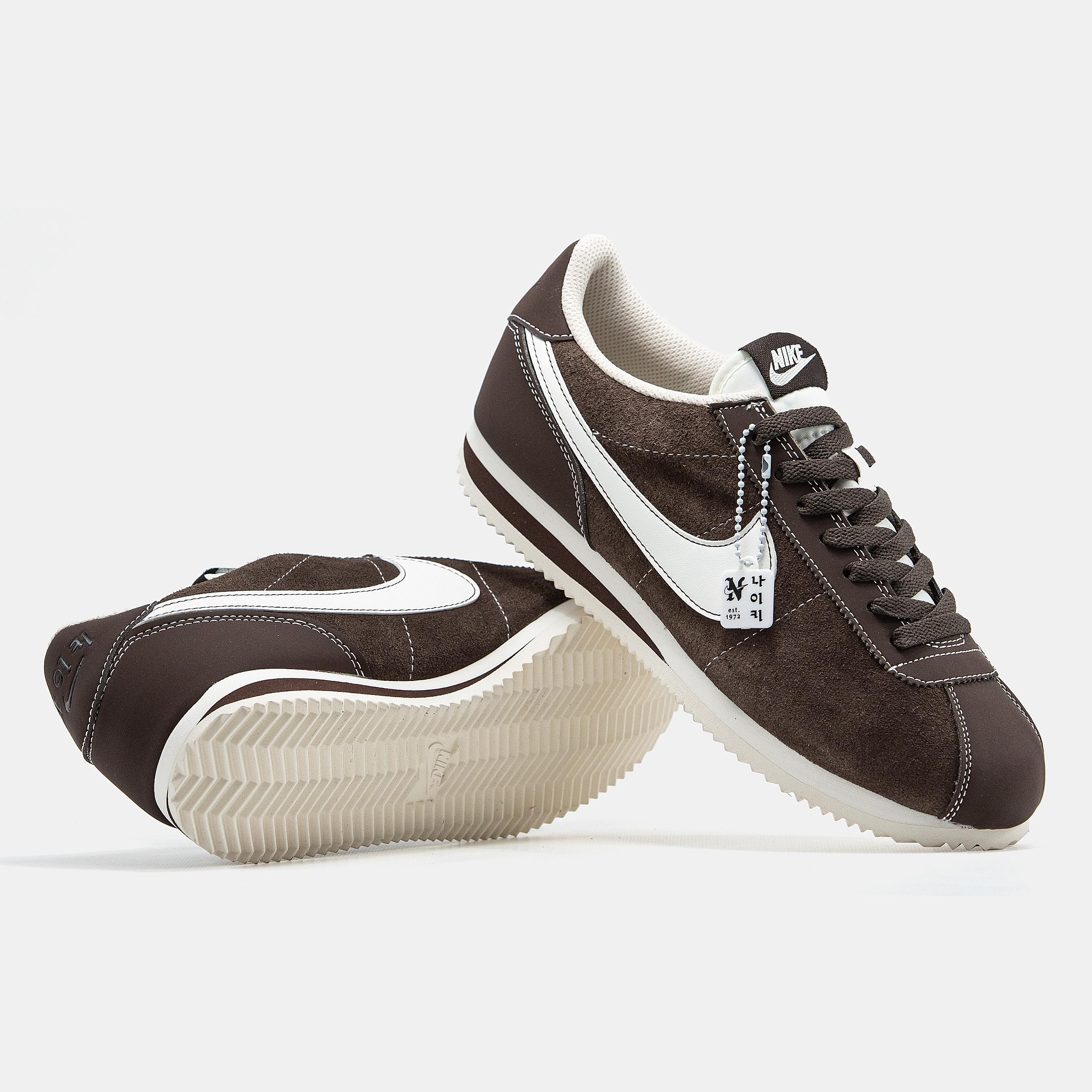 Nike Cortez Brown White - изображение 7