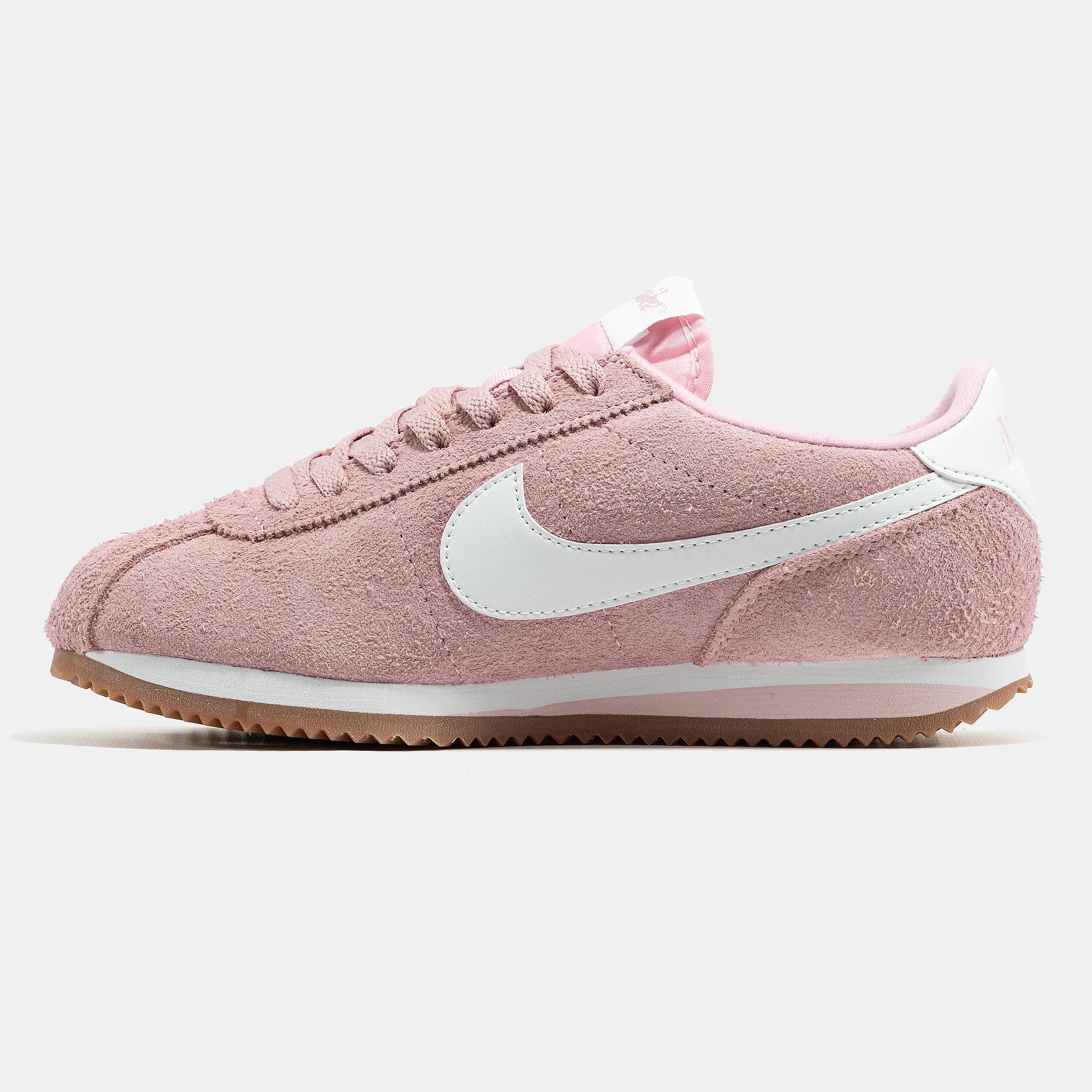 Nike Cortez Pink Suede White - изображение 2