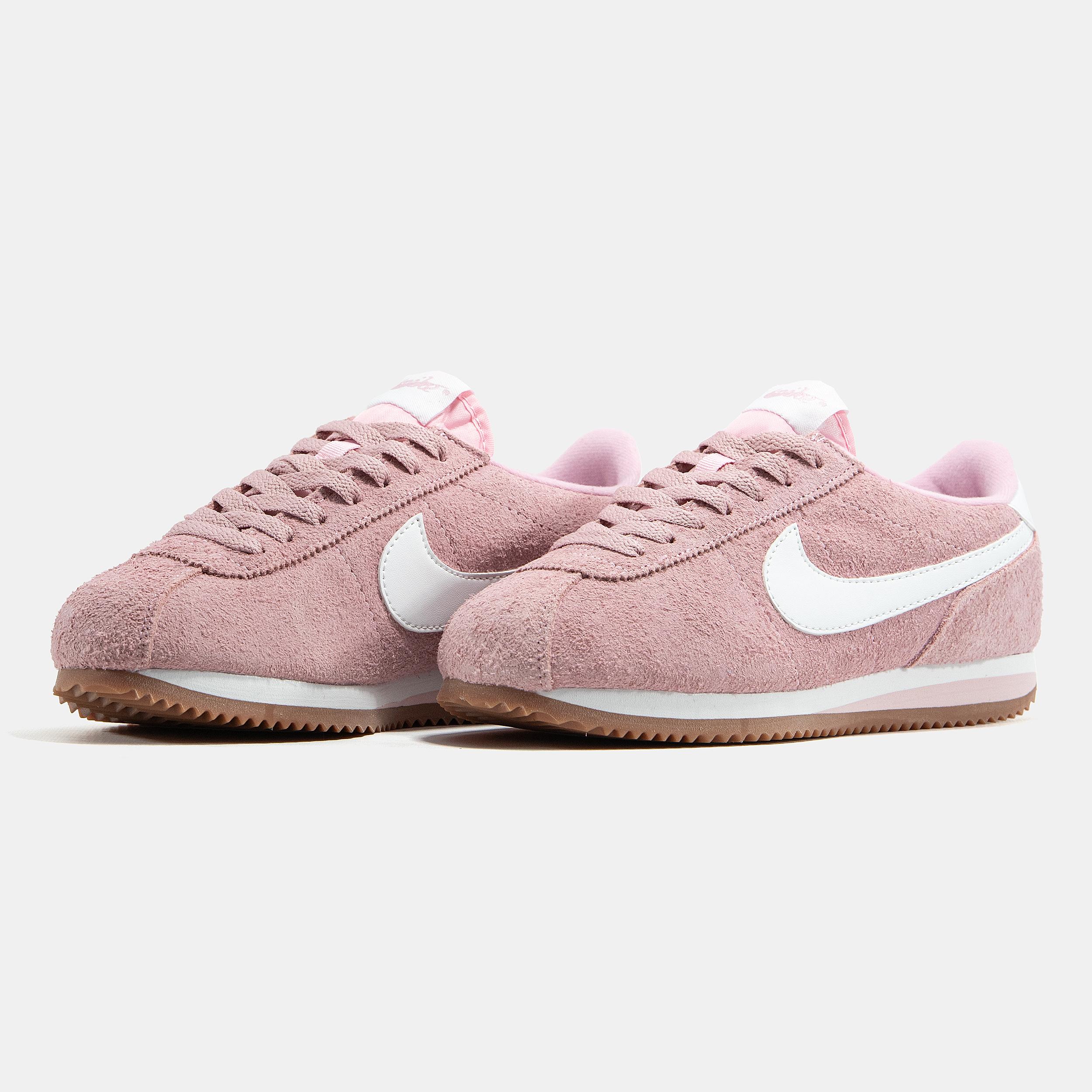 Nike Cortez Pink Suede White - изображение 6