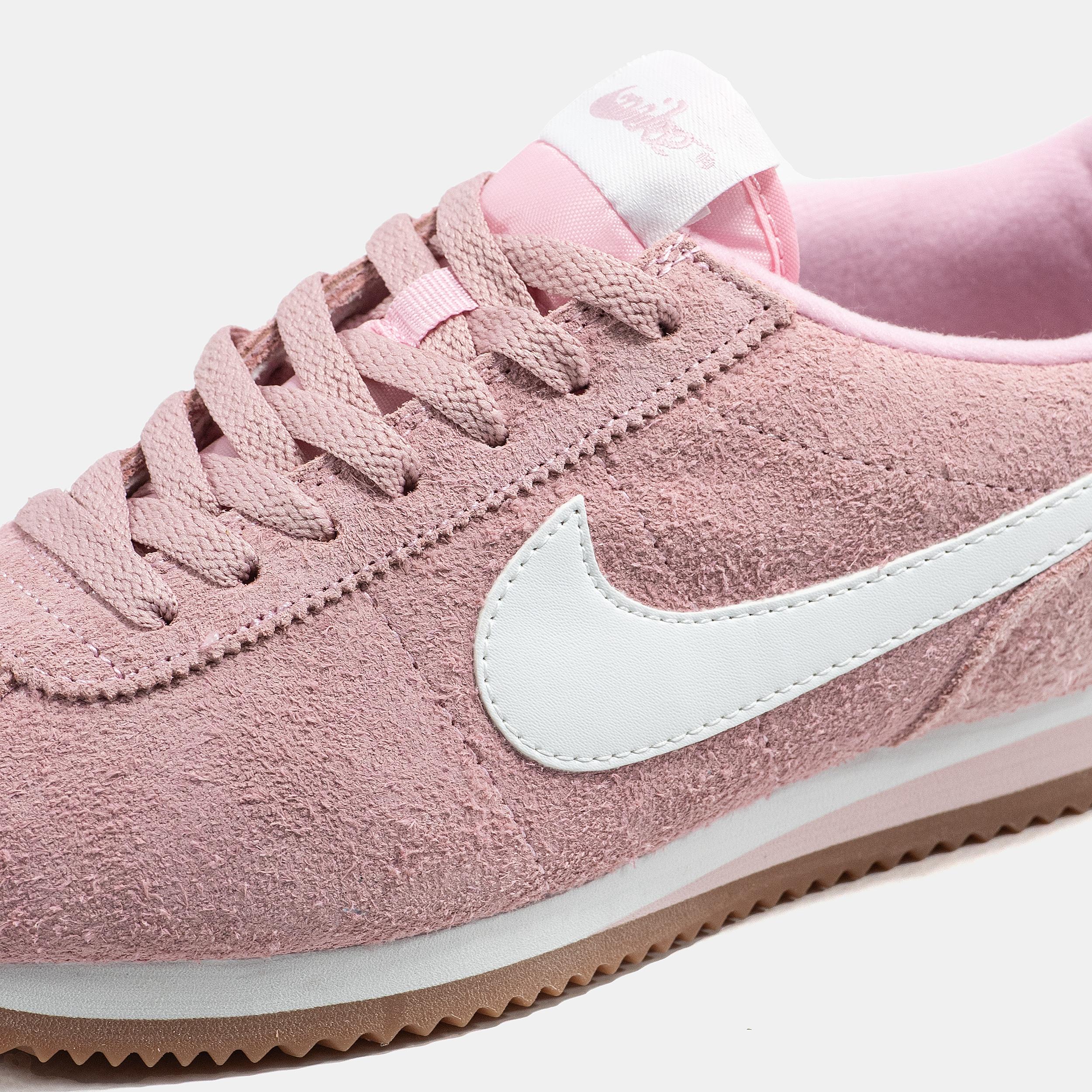 Nike Cortez Pink Suede White - изображение 8
