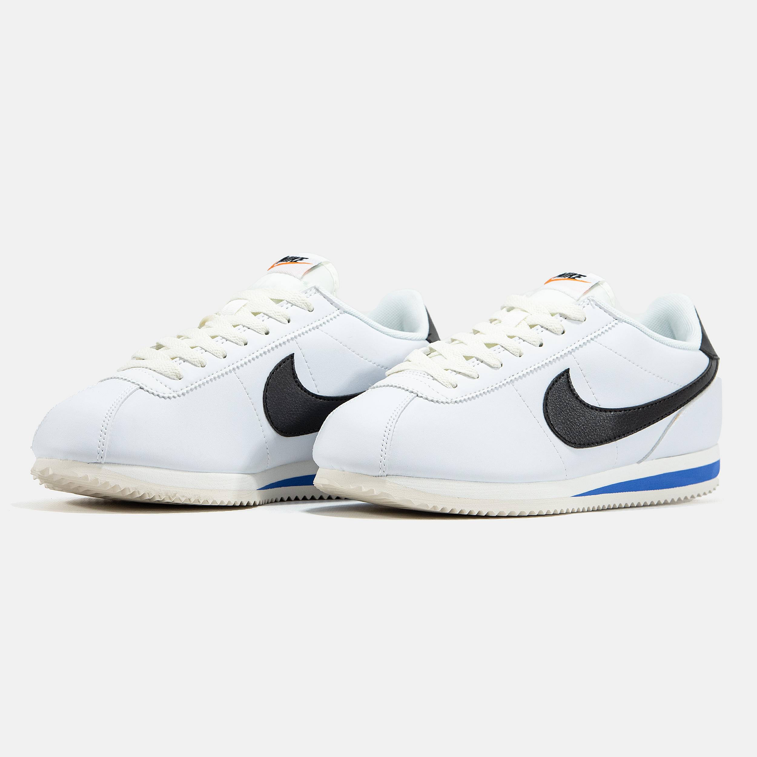Nike Cortez White Black Blue - изображение 5