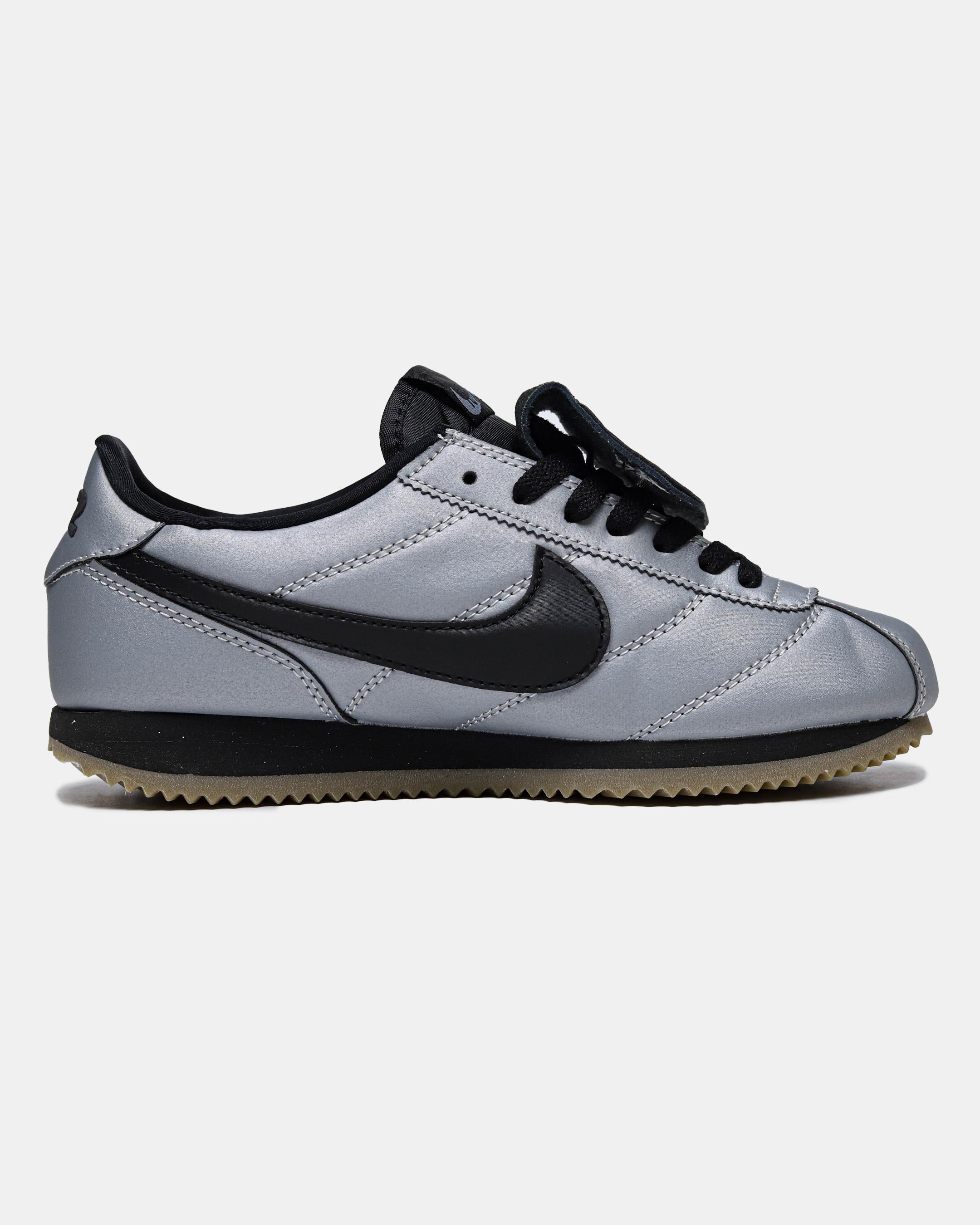 Nike Cortez Leather SE Metallic Cool Grey Black - изображение 1