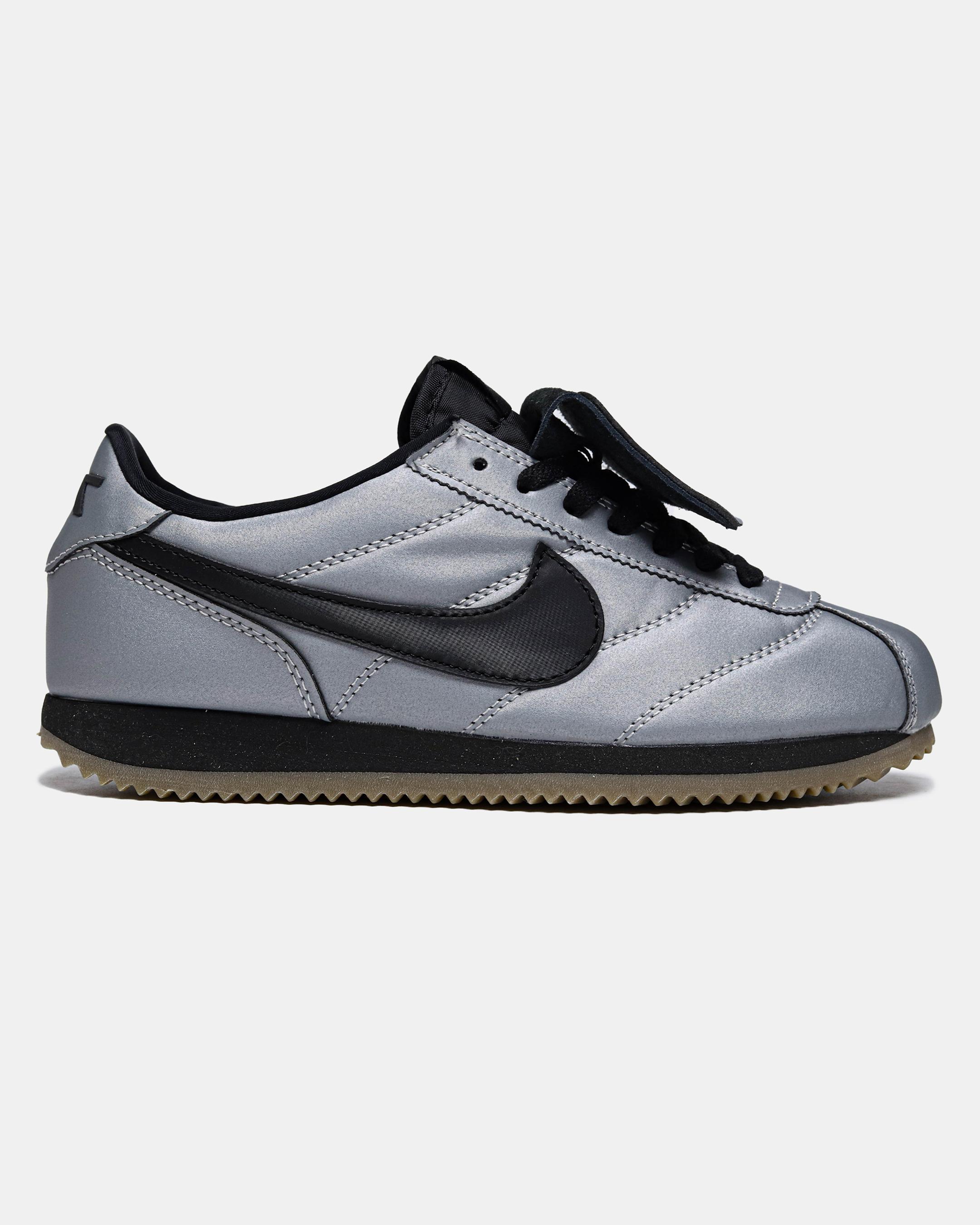 Nike Cortez Leather SE Metallic Cool Grey Black - изображение 5