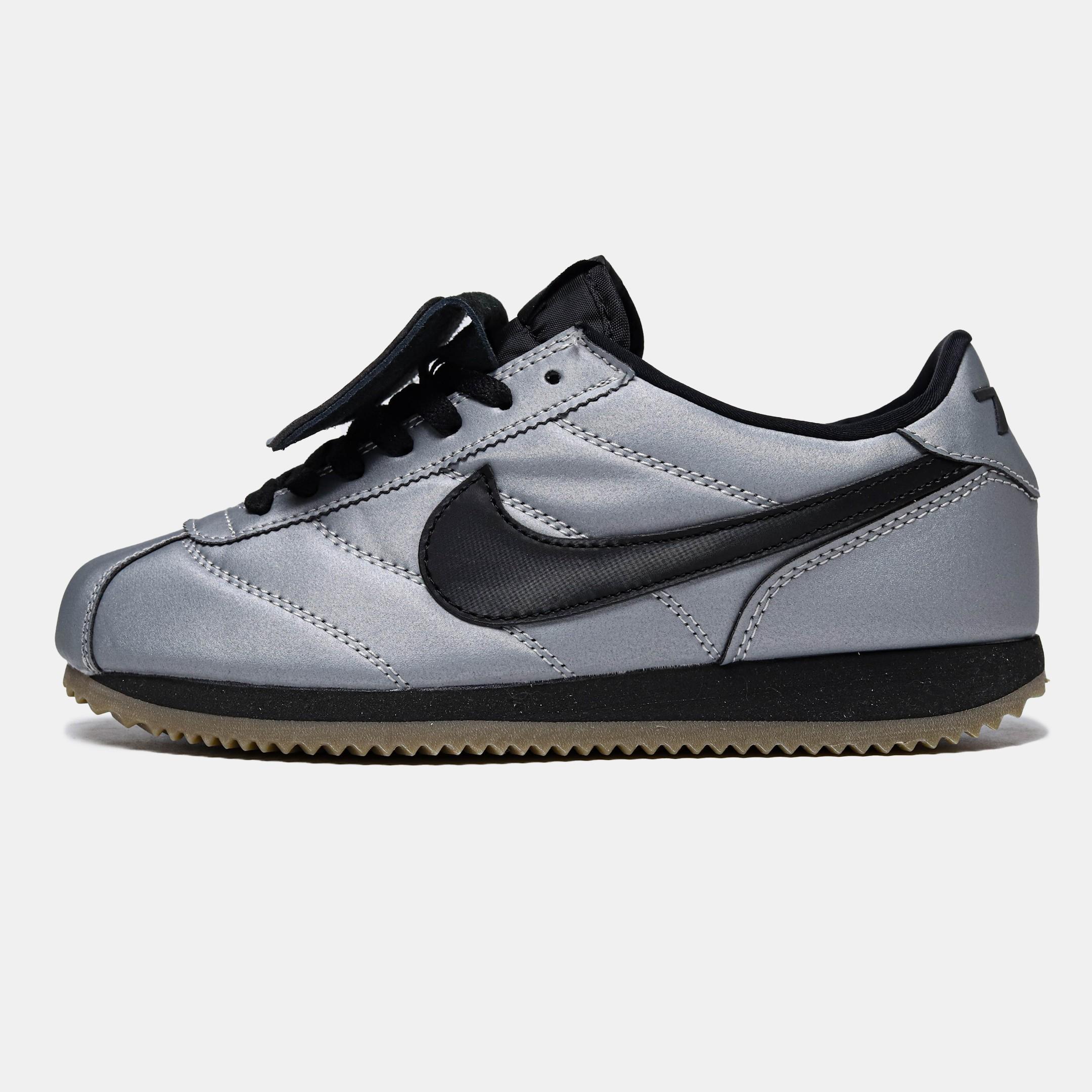 Nike Cortez Leather SE Metallic Cool Grey Black